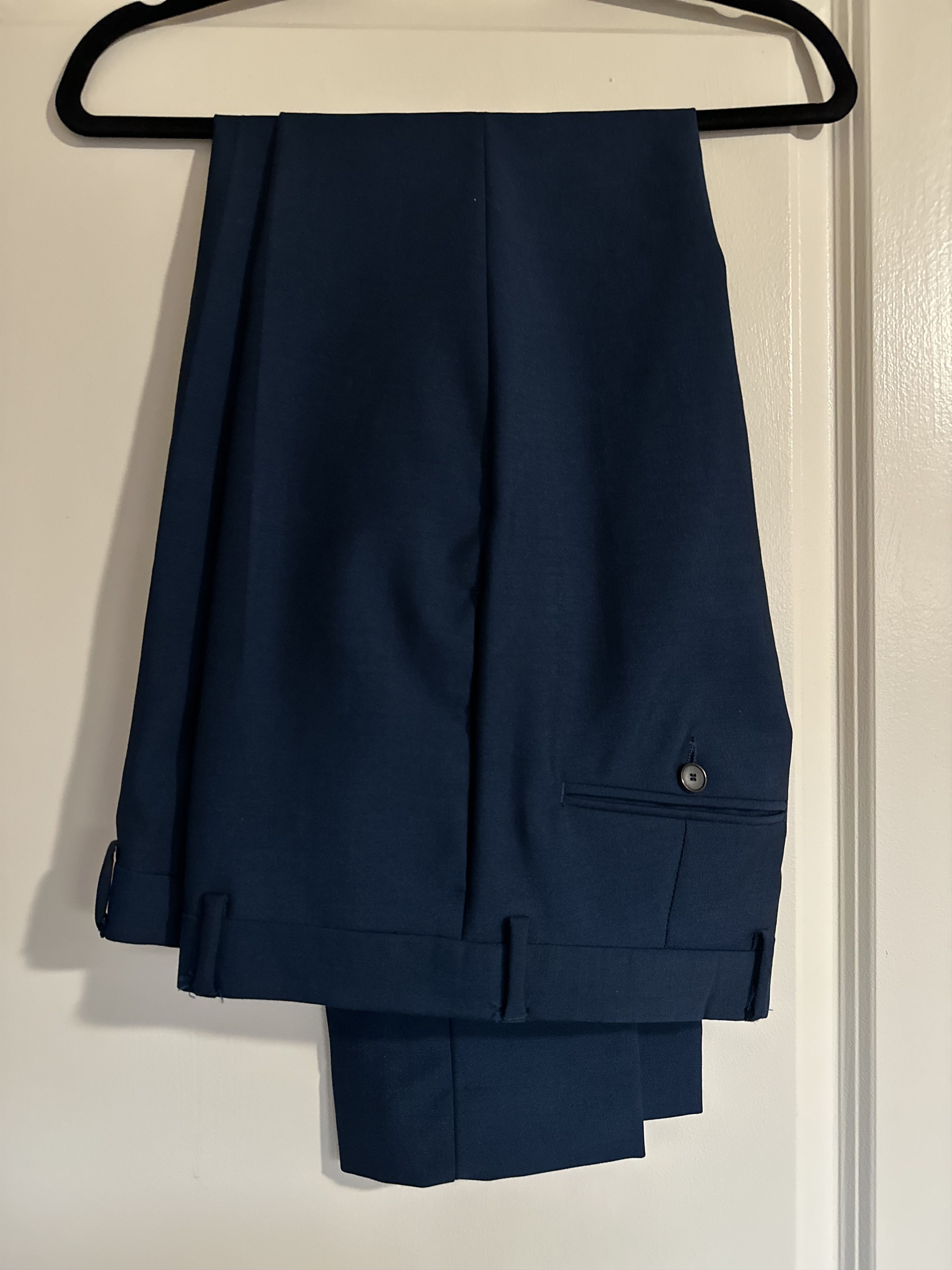 Sandro Sandro Paris Men’s Navy Suit Size 46R - 3 Thumbnail