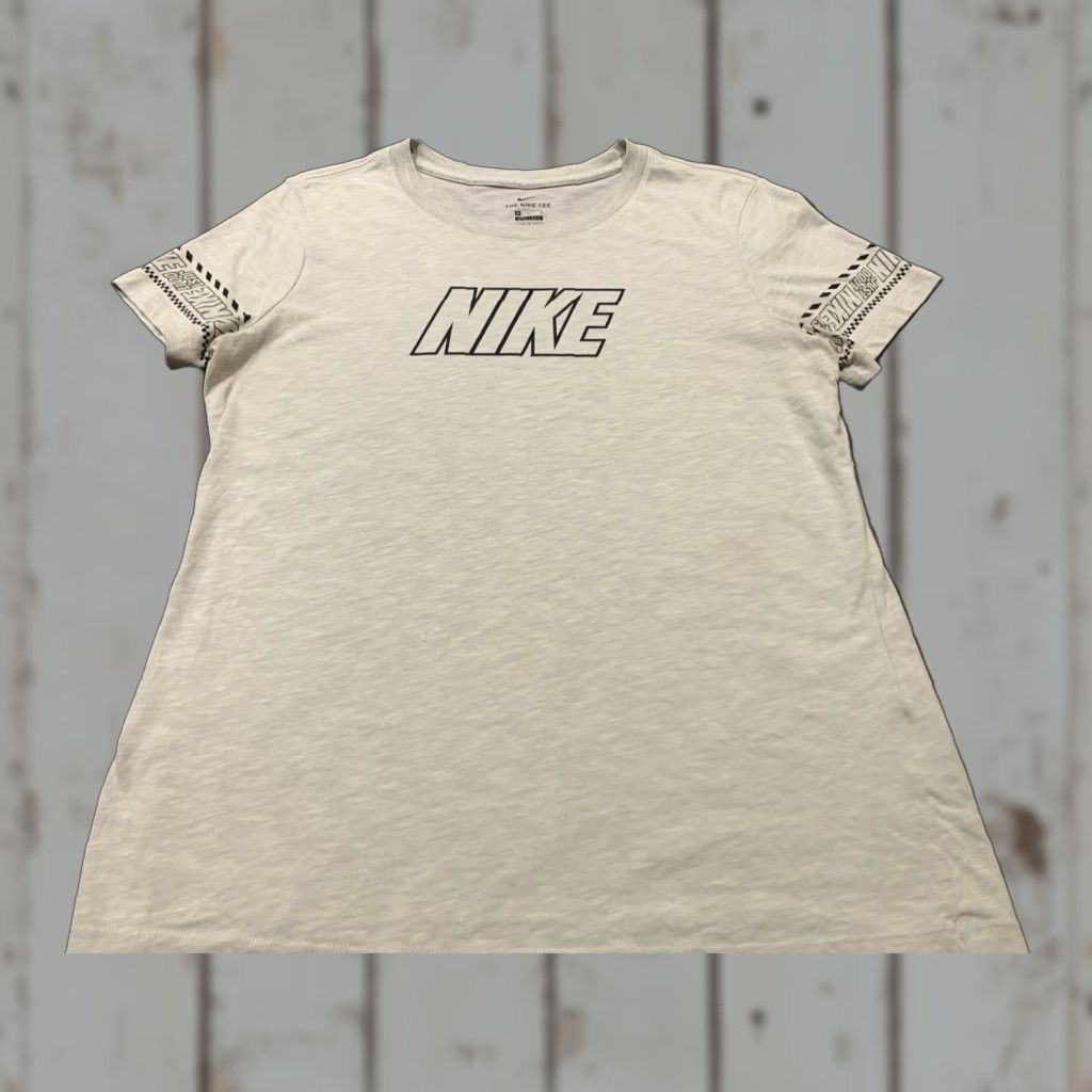 Nike Nike Dri-Fit Short Sleeve T-Shirt Women's Medium Gray Activewear Size M / US 6-8 / IT 42-44 - 1 Thumbnail