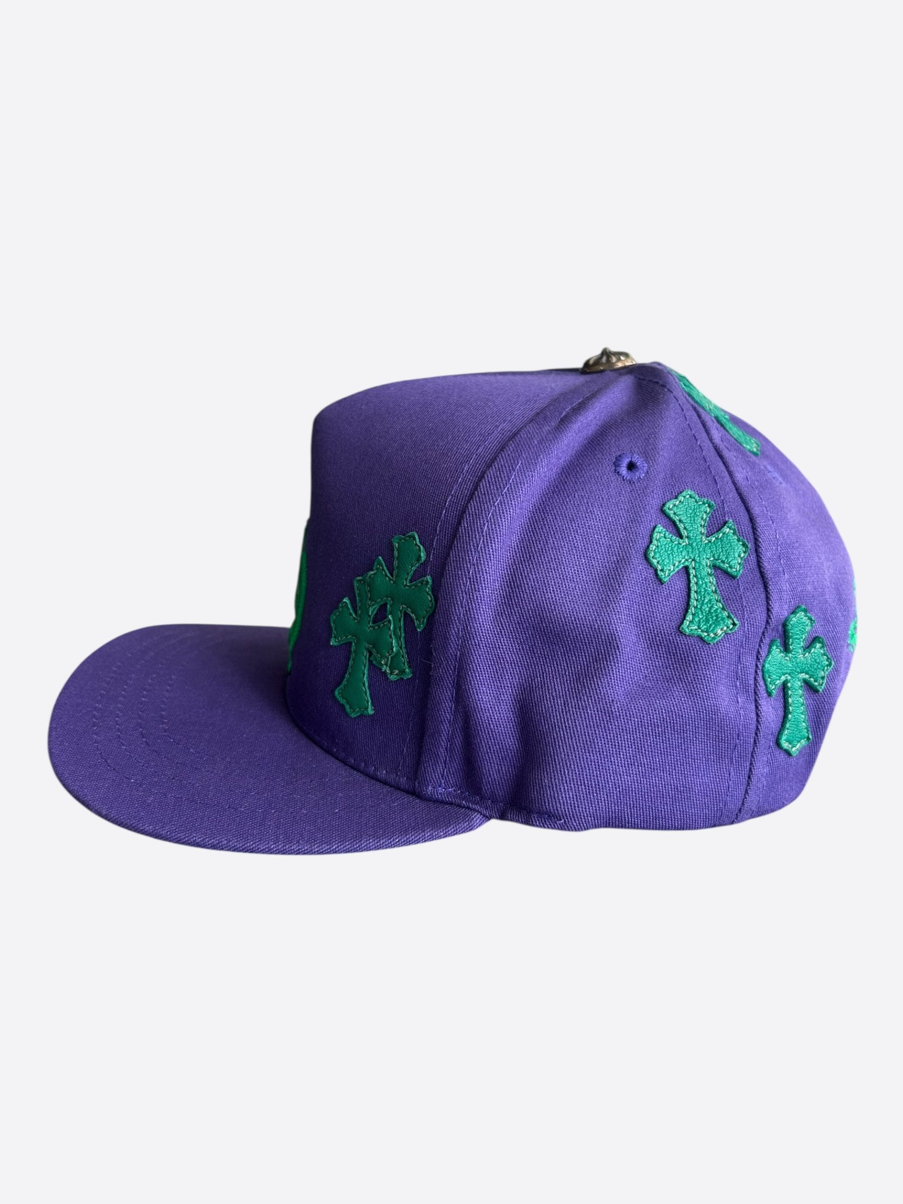 Chrome Hearts Chrome Hearts Purple & Green Cross Patch Hat Size ONE SIZE - 4 Thumbnail