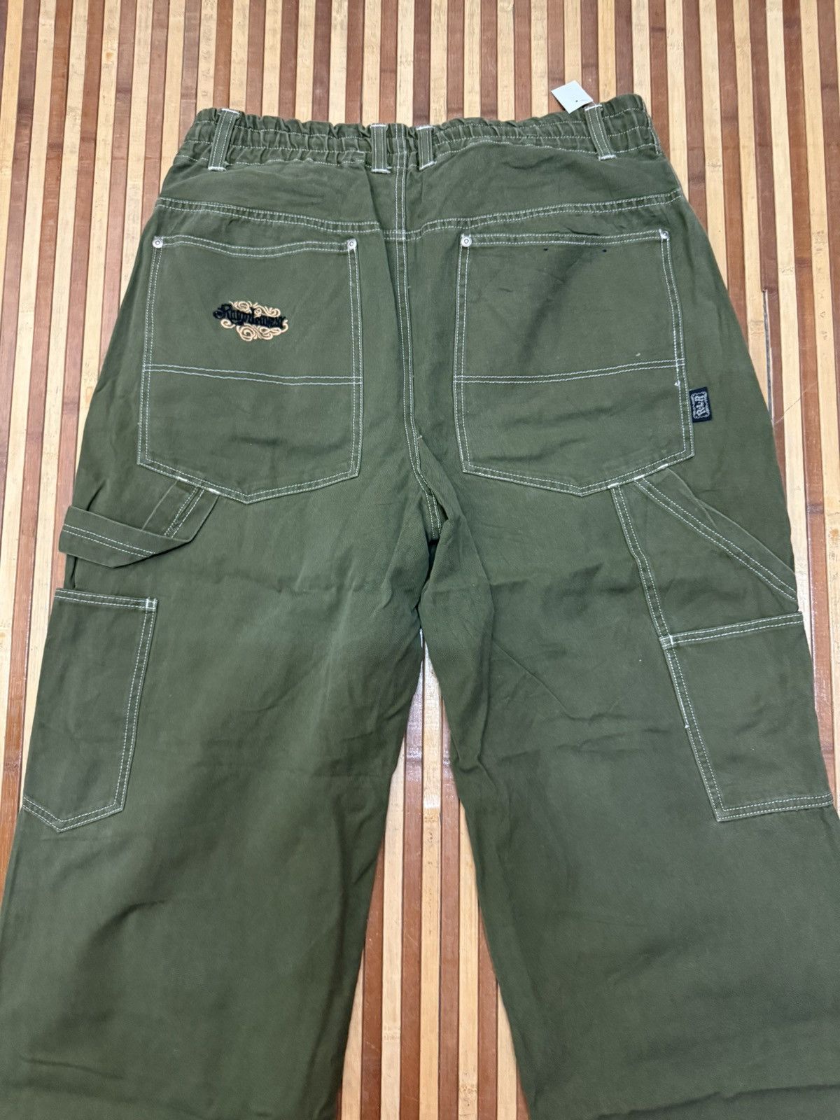 Japanese Brand Baggy Japanese Brand Carpenter Pants Multipocket Streetwear Size US 35 - 8 Thumbnail