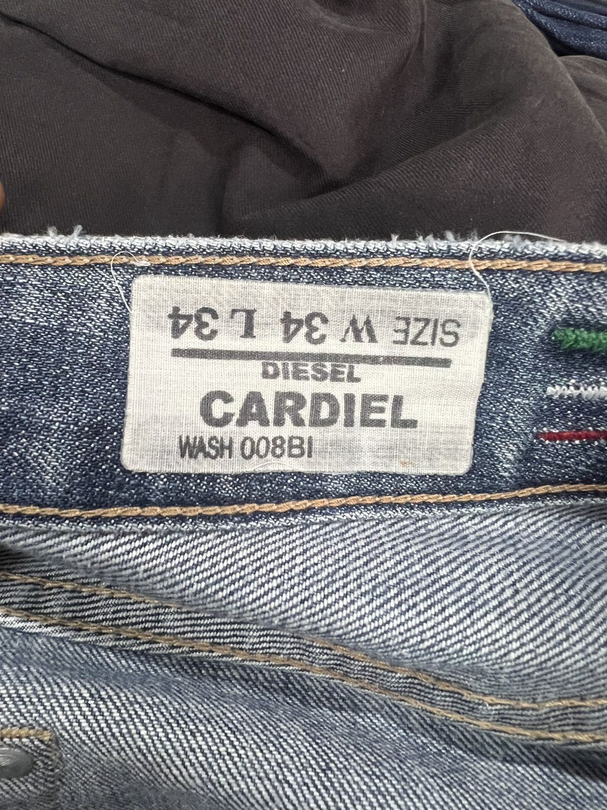 🔥Vintage Diesel Cardiel Made in Italy Distressed Denim