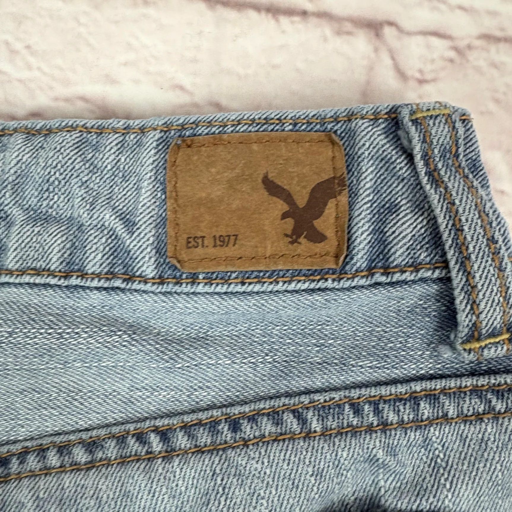 American Eagle Outfitters American Eagle Outfitters Shorts Womens 00 Blue Boy Midi Distressed Denim Cutoff Size 24" / US 00 / IT 34 - 5 Thumbnail