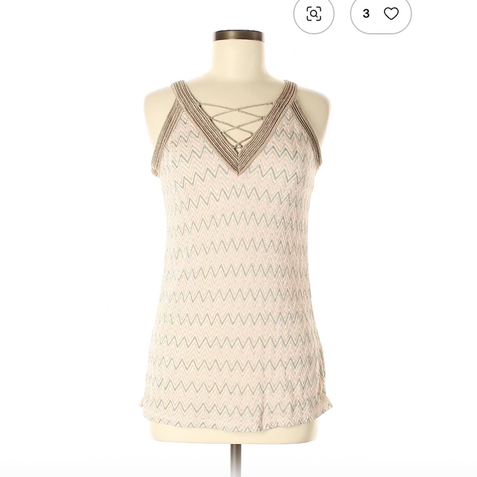 Other White House Black Market Pink Sleeveless Top Size M Size M / US 6-8 / IT 42-44 - 1 Thumbnail