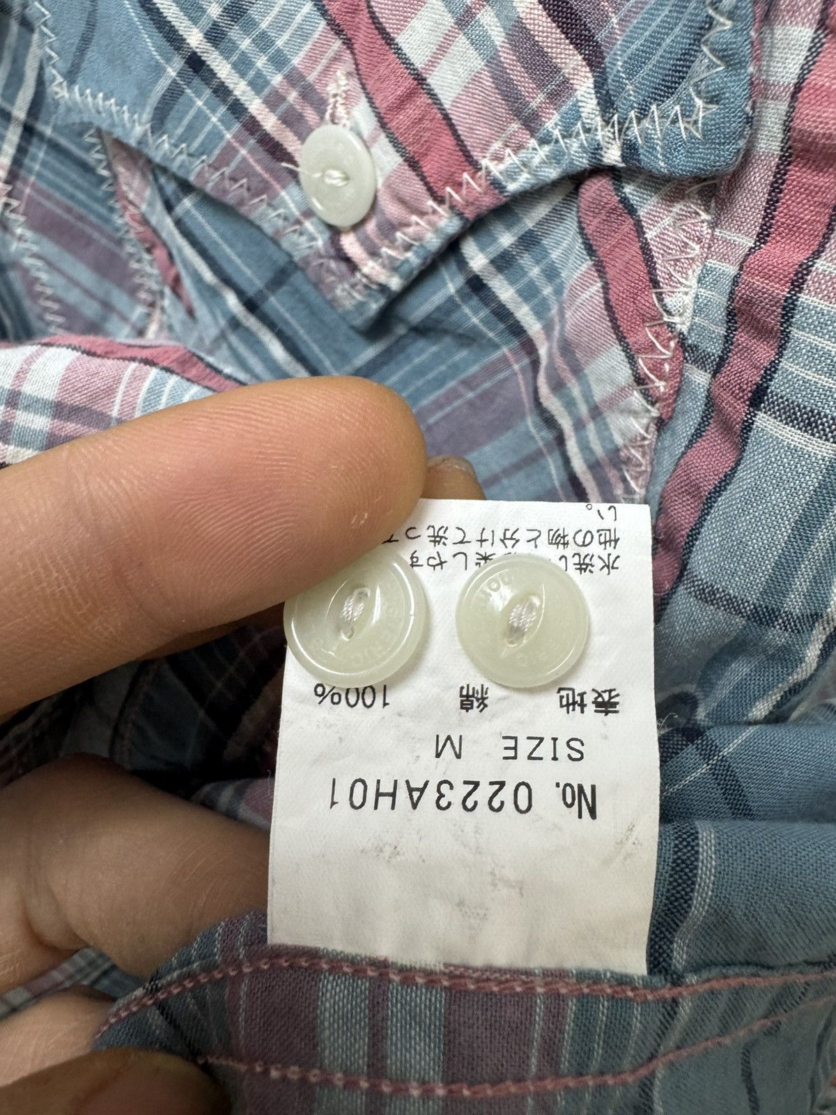 Hysteric Glamour Western Checkered Button up Size US M / EU 48-50 / 2 - 4 Thumbnail