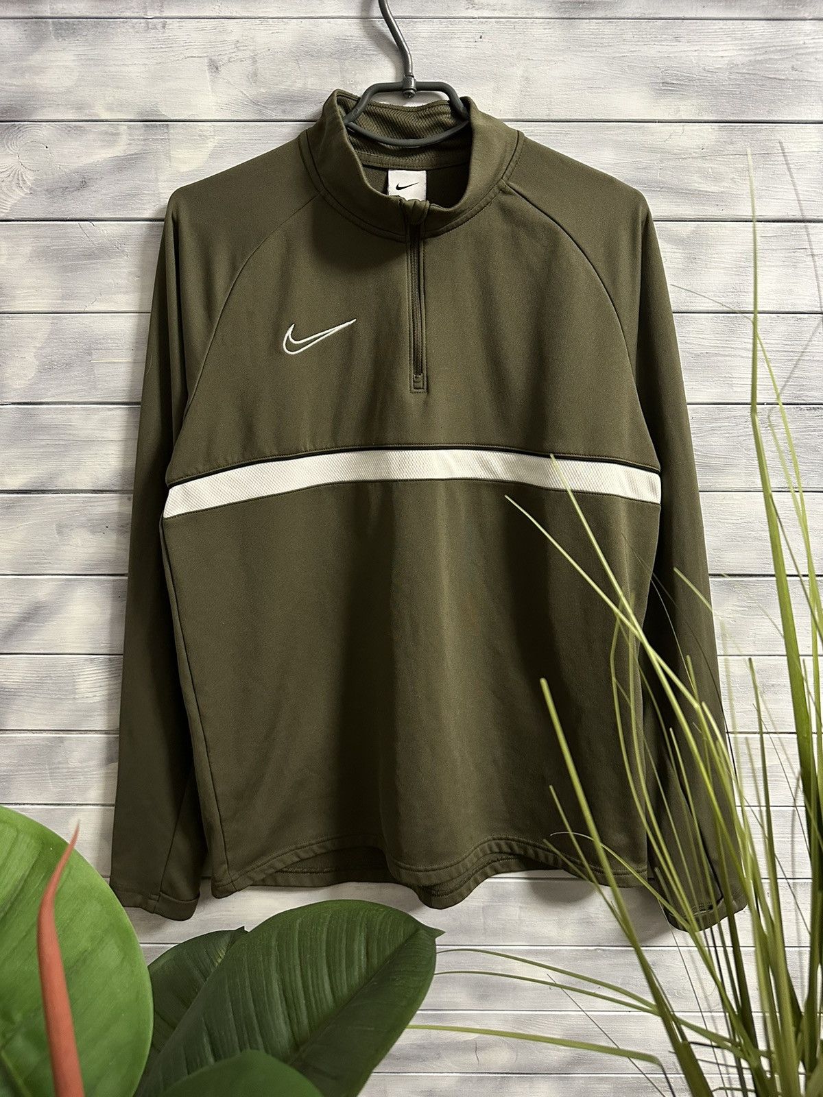 Nike Fleece 1/3 Zip Fleece Nike Small Swoosh Size US M / EU 48-50 / 2 - 1 Thumbnail