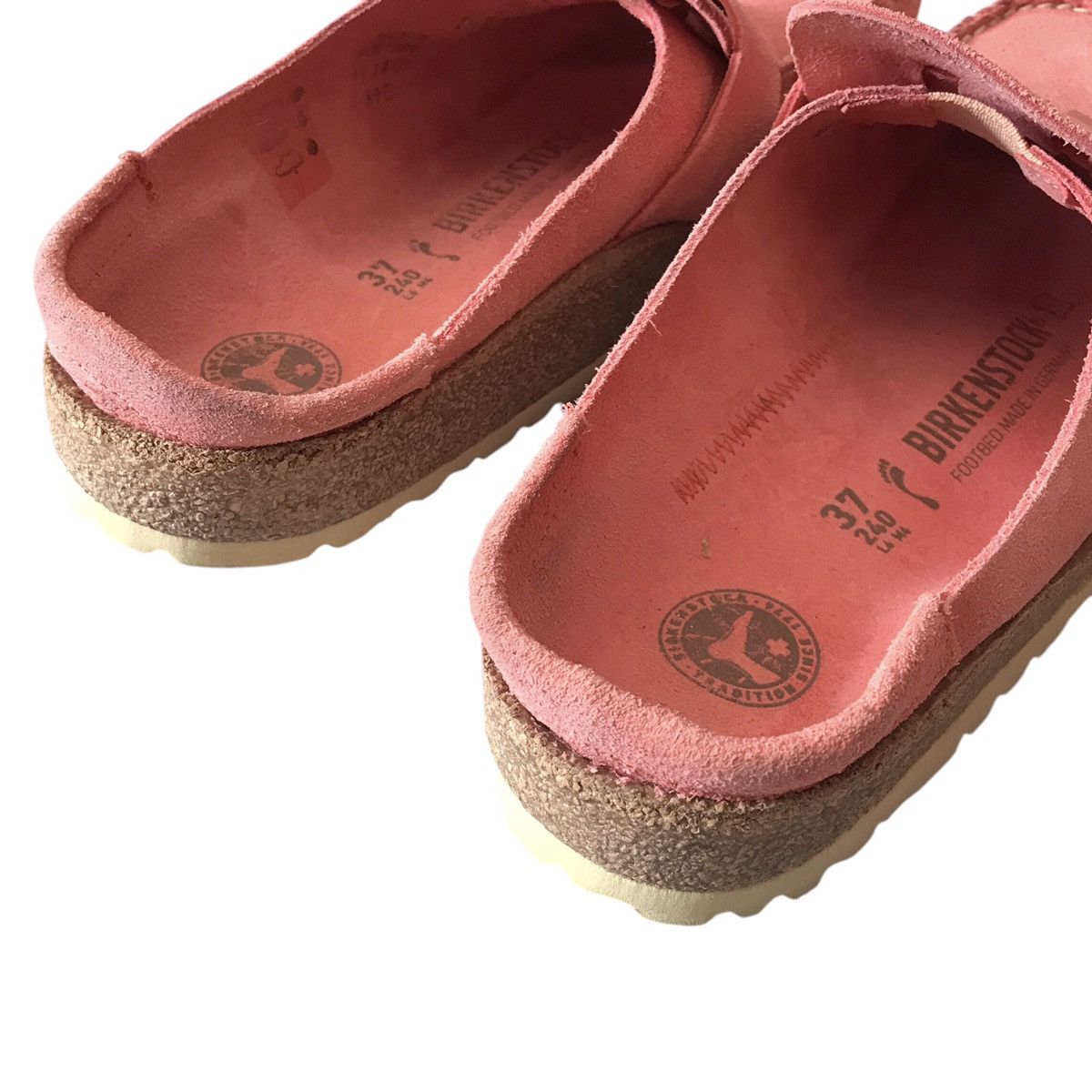Birkenstock Birkenstock Buckley WMN Nubuck Leather Peach Slip-On Shoe Size US 7 / IT 37 - 6 Thumbnail