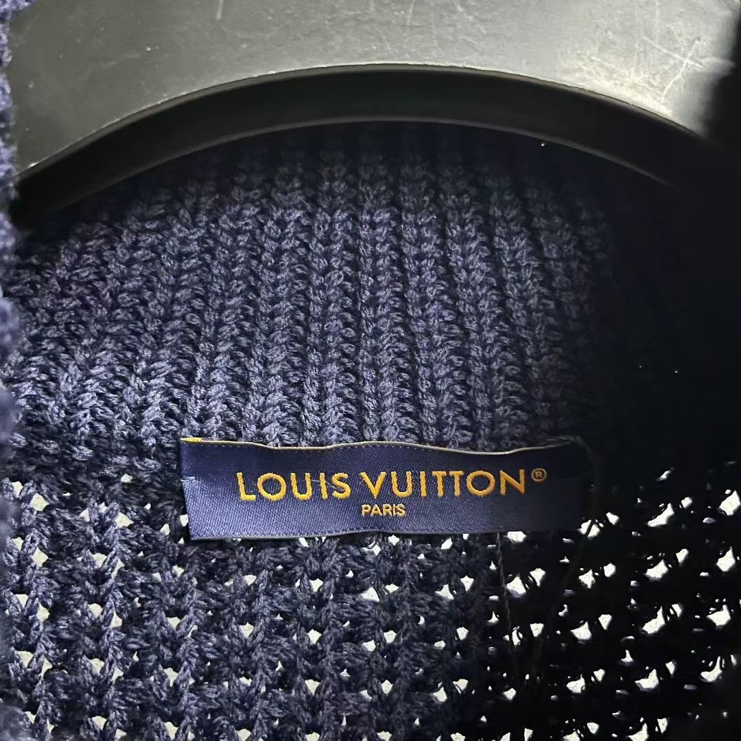 Louis Vuitton Louis Vuitton Colorblock Stand Collar Sweater Size US XXL / EU 58 / 5 - 2 Thumbnail