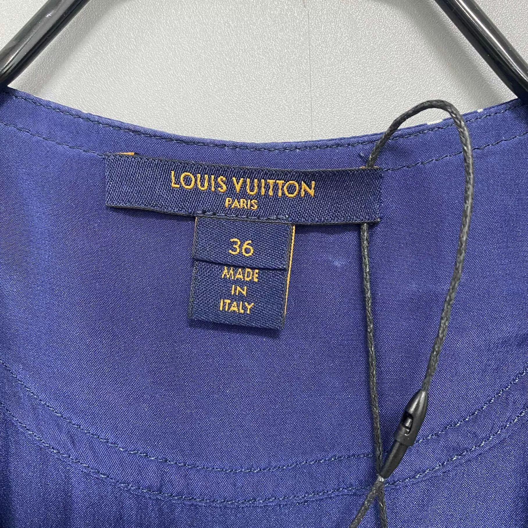Louis Vuitton LV women's Bermuda all-over logo sleeveless dress 36 Size XS / US 0-2 / IT 36-38 - 5 Thumbnail