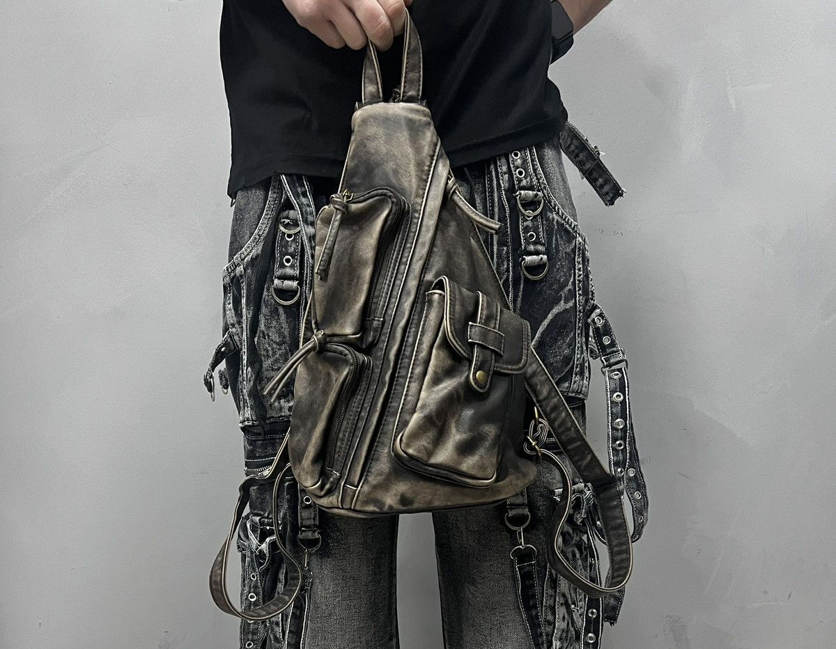 If Six Was Nine leather multipocket kmrii style avant garde yohji yamamoto Size ONE SIZE - 16 Thumbnail