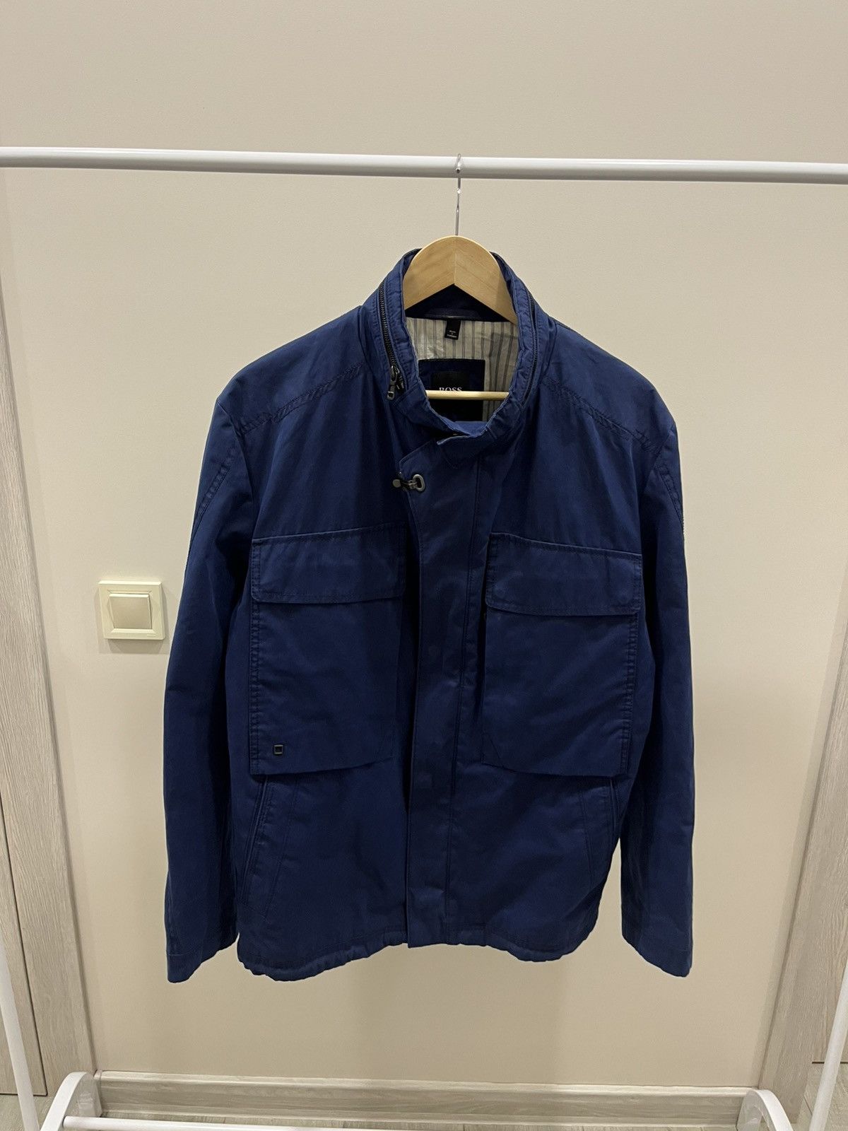 Hugo Boss Hugo Boss Jacket Coat Size L(52) Blue Old Money Size US L / EU 52-54 / 3 - 1 Thumbnail