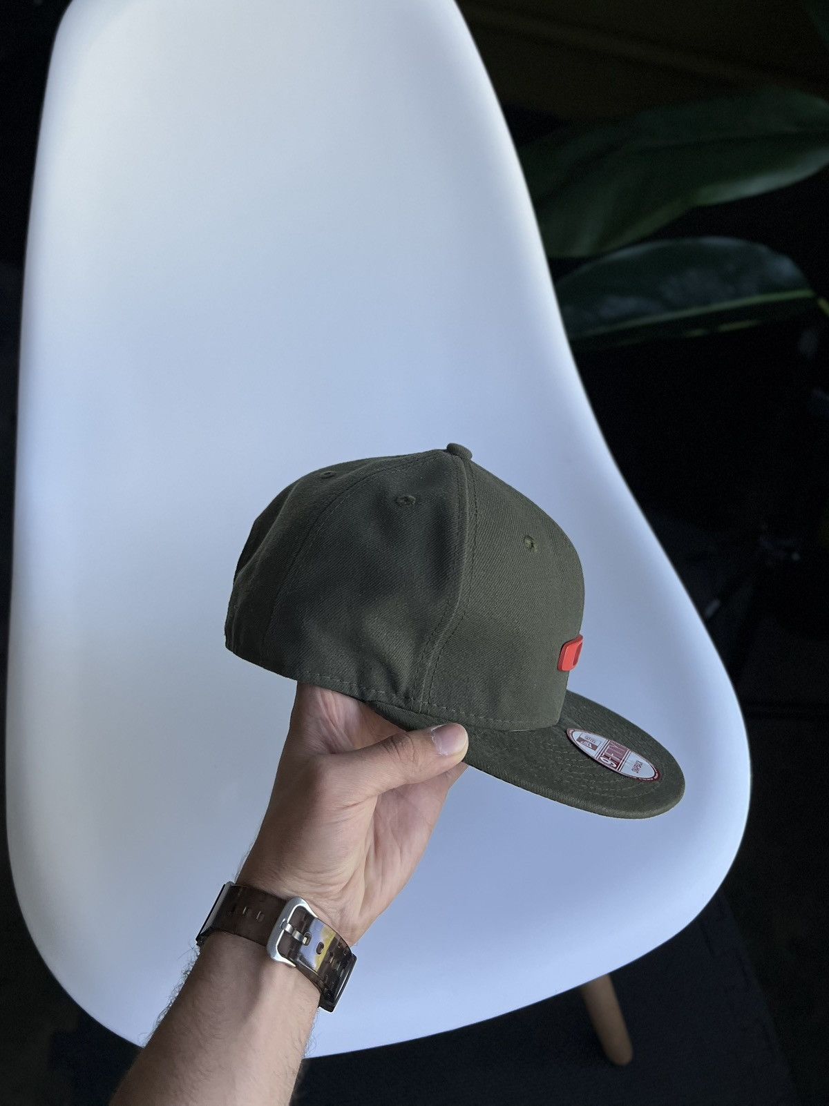 New Era × Oakley Oakley x New Era 9Fifty Snapback Hat Khaki Red 3D Logo Size ONE SIZE - 13 Thumbnail