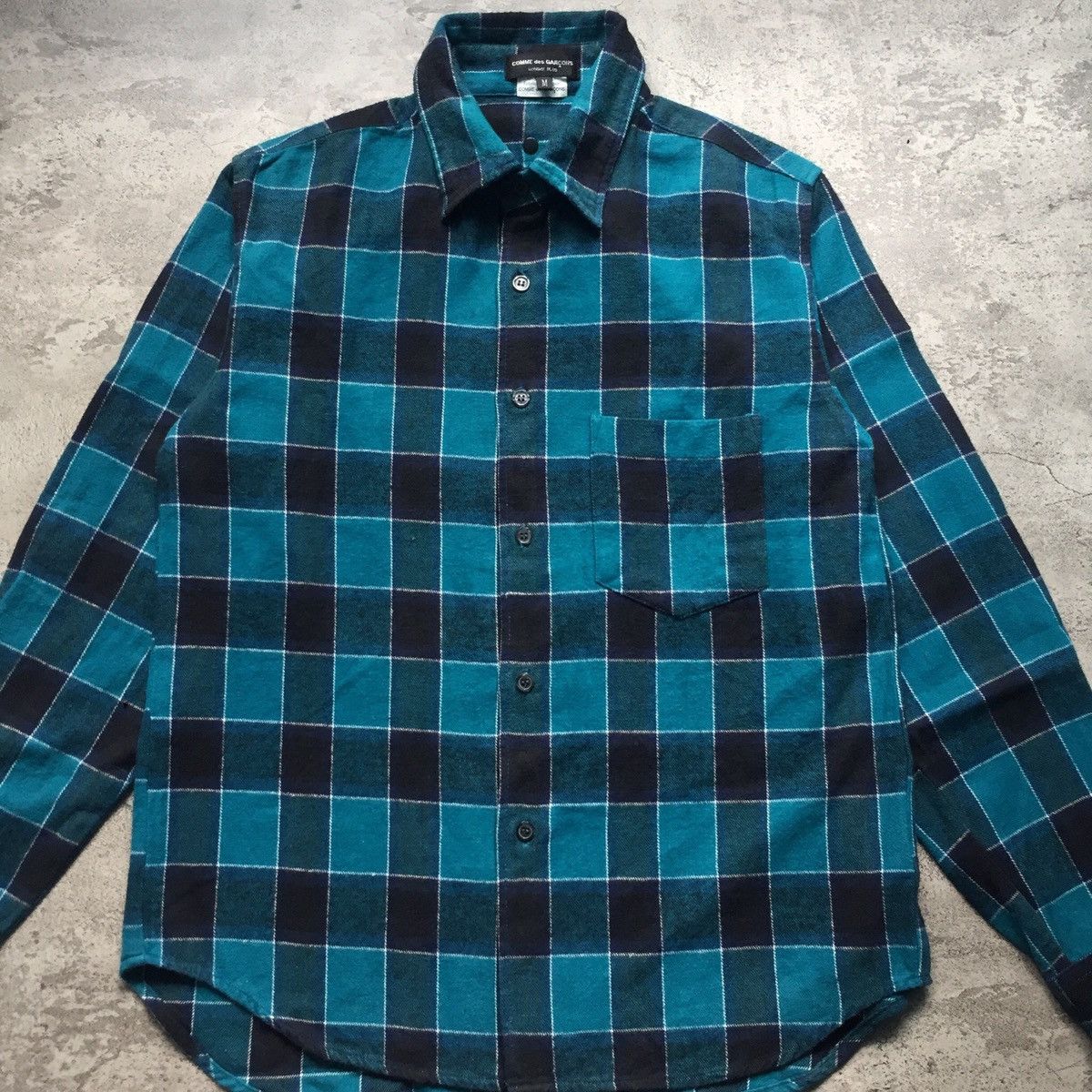 Comme des Garcons Homme Plus AD 2009 Comme des garcons homme plus flanel shirt Size US M / EU 48-50 / 2 - 2 Thumbnail