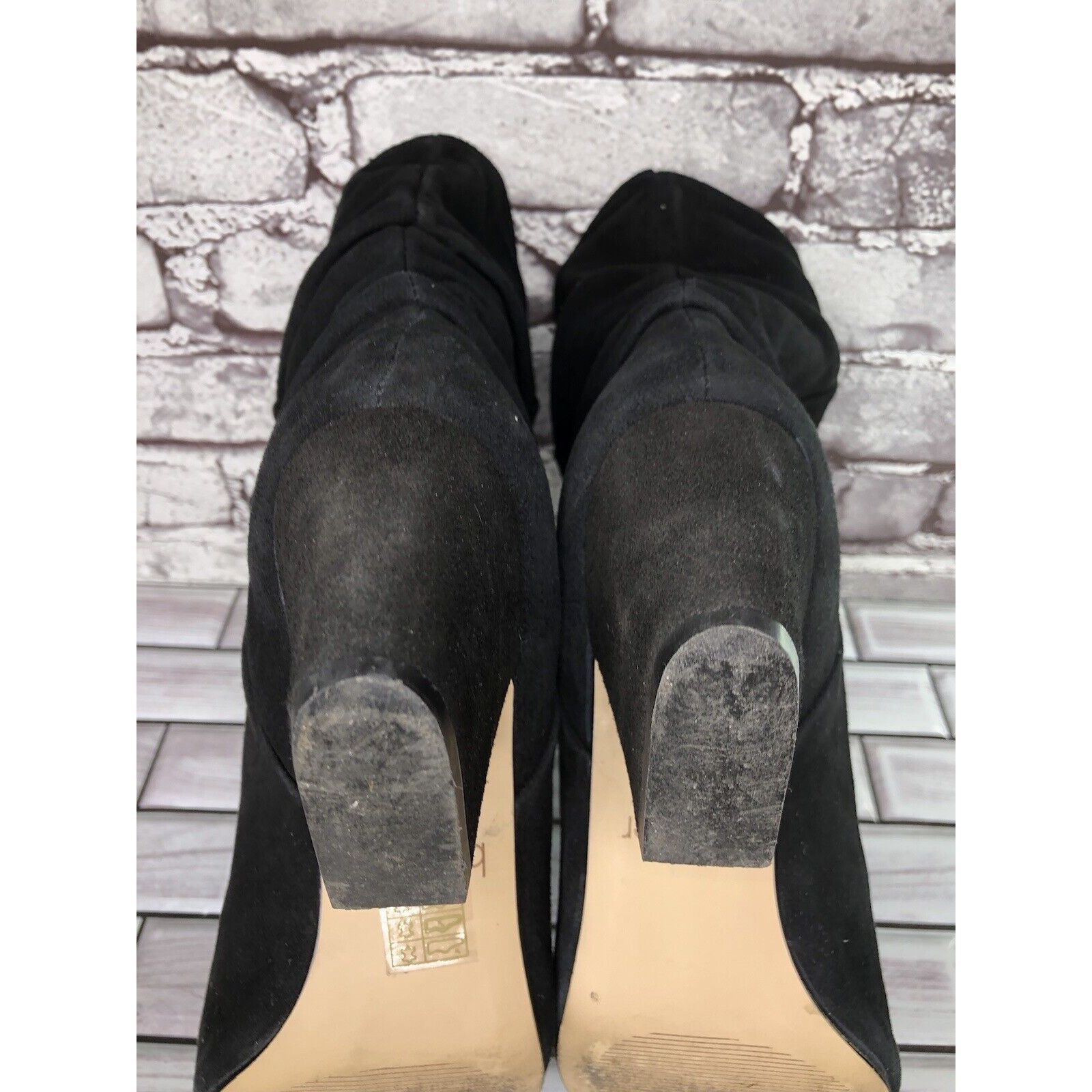 Other Botkier Skylar Black Suede Leather Pointed Heel Booties Wome Size US 8 / IT 38 - 7 Thumbnail