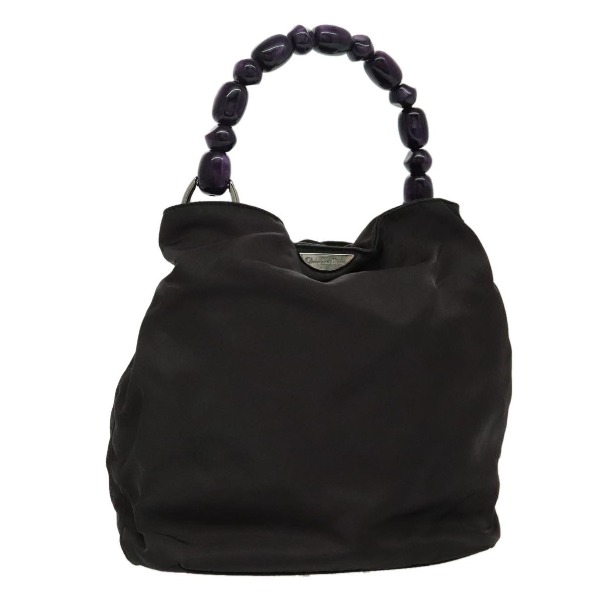 Dior DIOR Maris Pearl Hand Bag Nylon Purple Silver Size ONE SIZE - 1 Thumbnail