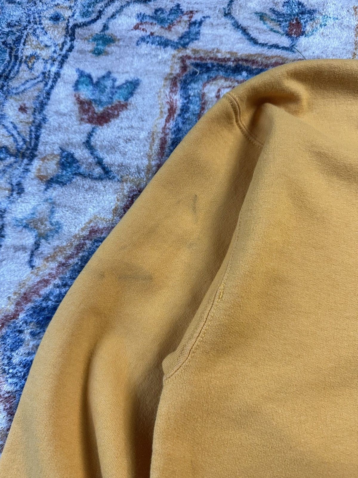 Champion × Vintage Vintage Champion Yellow Blank Crewneck Large Size US L / EU 52-54 / 3 - 5 Thumbnail