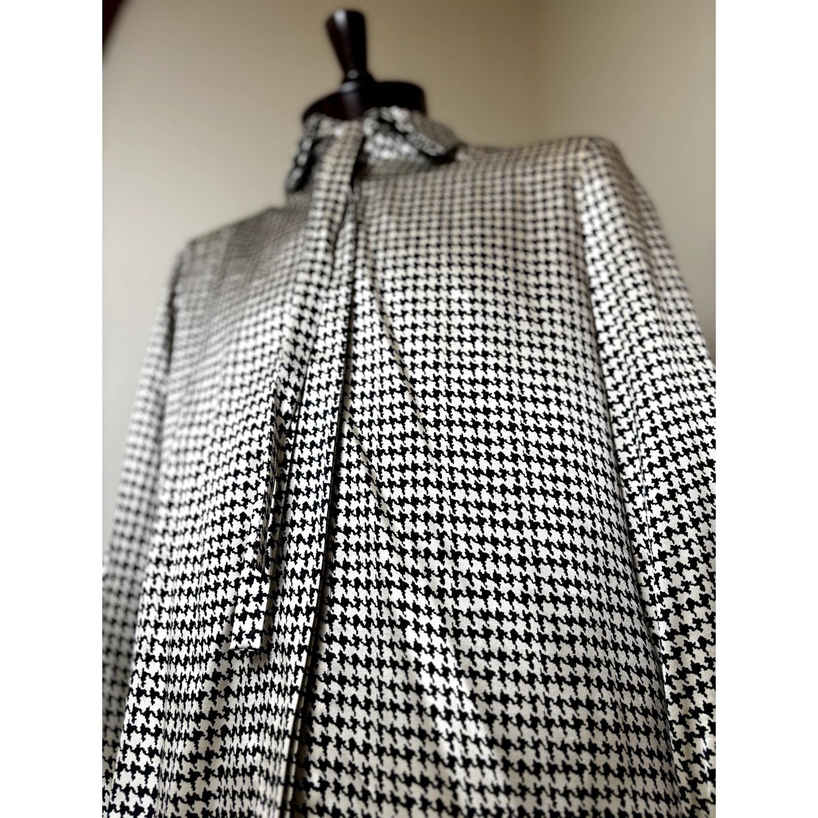 Other Mary Ann Restivo 100% Silk Size 12 Women's Collared w/Tie Lo Size XL / US 12-14 / IT 48-50 - 5 Thumbnail