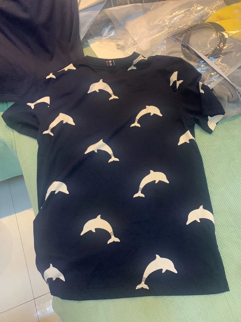 Thom Browne Thom Browne Blue dolphin shorts Size US XL / EU 56 / 4 - 5 Thumbnail