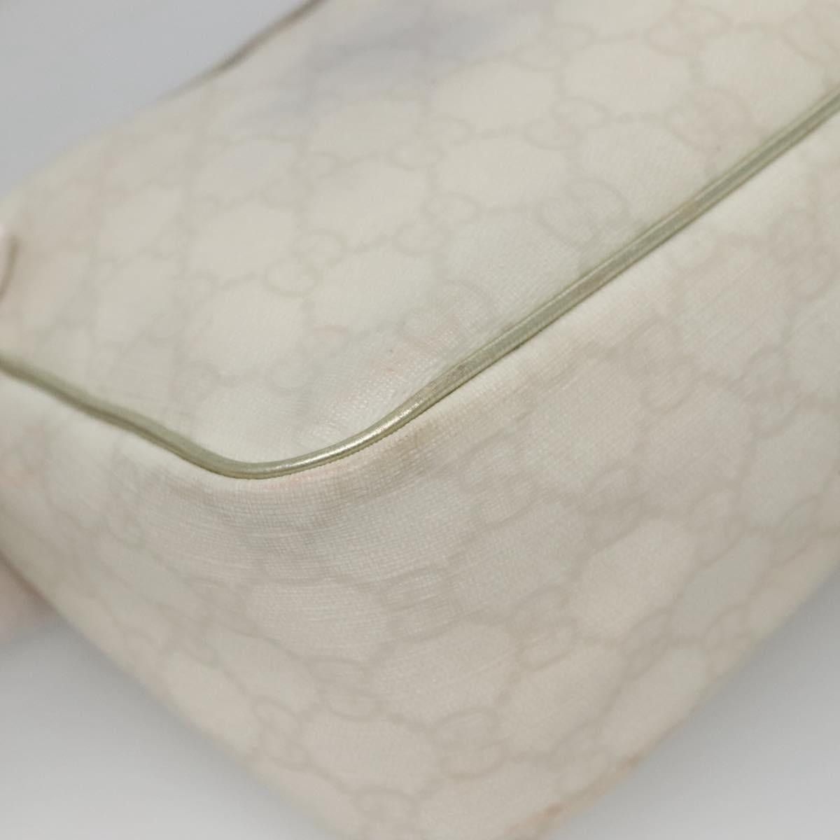 Gucci GUCCI GG Supreme Shoulder Bag Pvc White Gold Size ONE SIZE - 13 Thumbnail