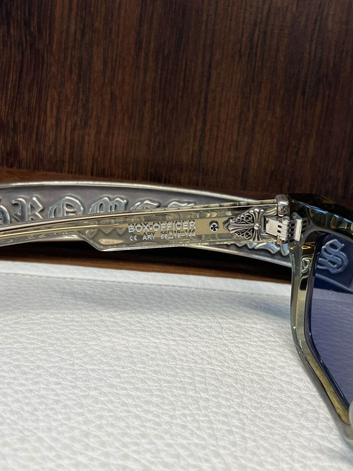 Chrome Hearts Chrome Hearts Box Officer Sunglasses Size ONE SIZE - 8 Thumbnail