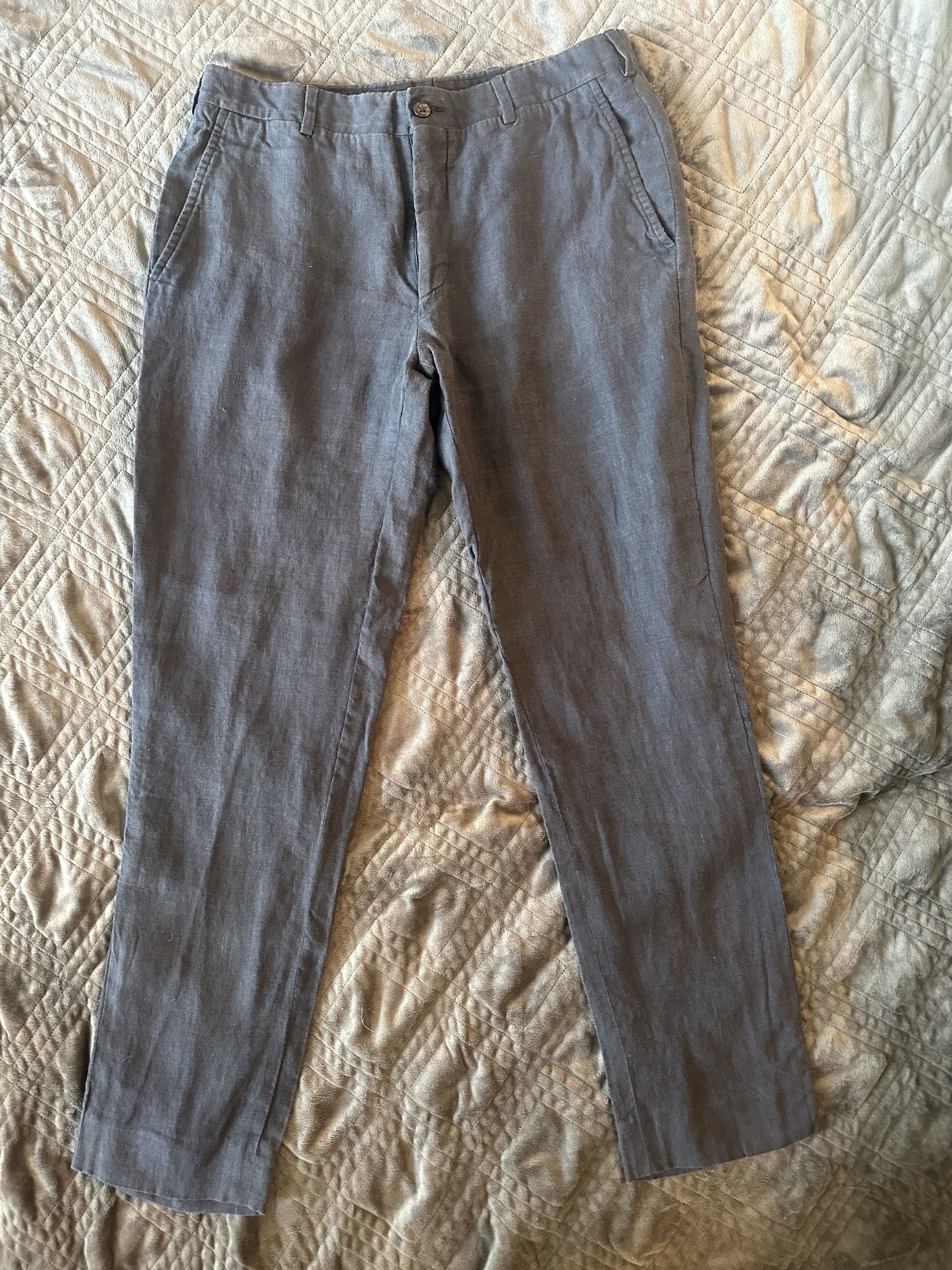 Polo Ralph Lauren Vintage Italian Linen Pants Size US 30 / EU 46 - 1 Thumbnail