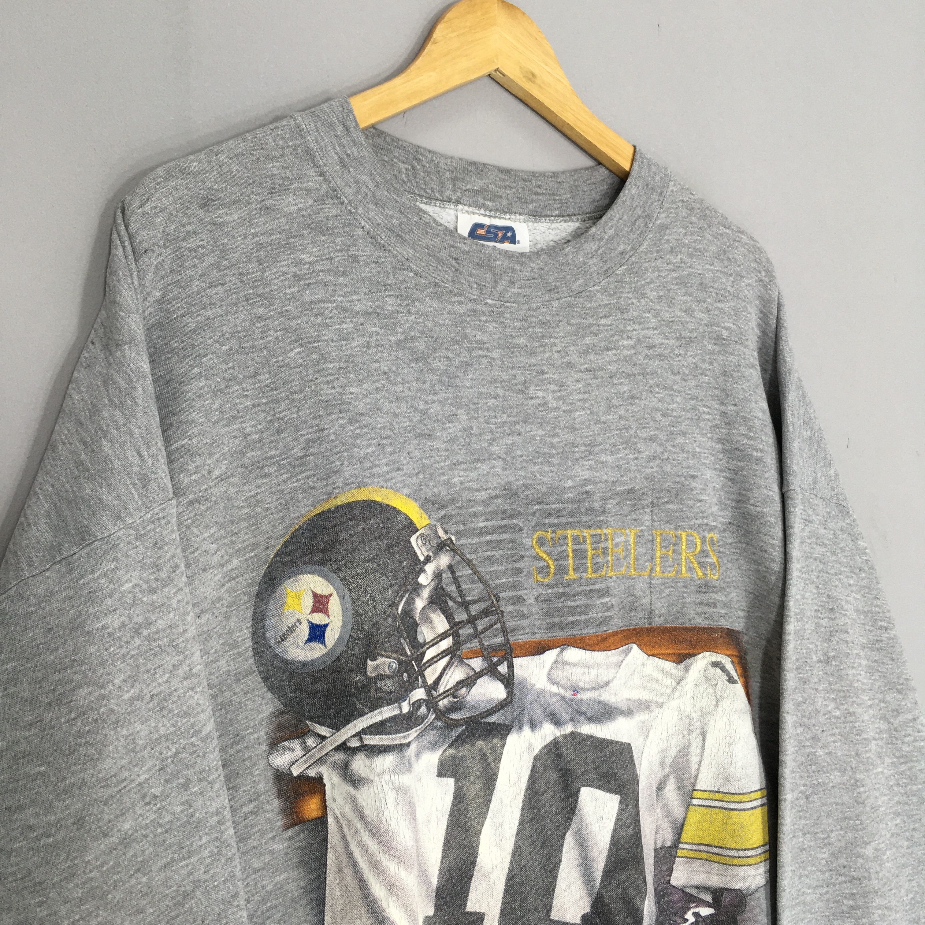 NFL × Vintage Vintage Pittsburgh Steelers NFL Sweatshirt XXLarge Size US XXL / EU 58 / 5 - 4 Thumbnail