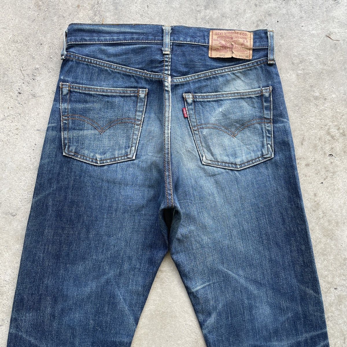 Levi Strauss Levis 502 Big E Vintage Levi's 502 Big E Selvedge