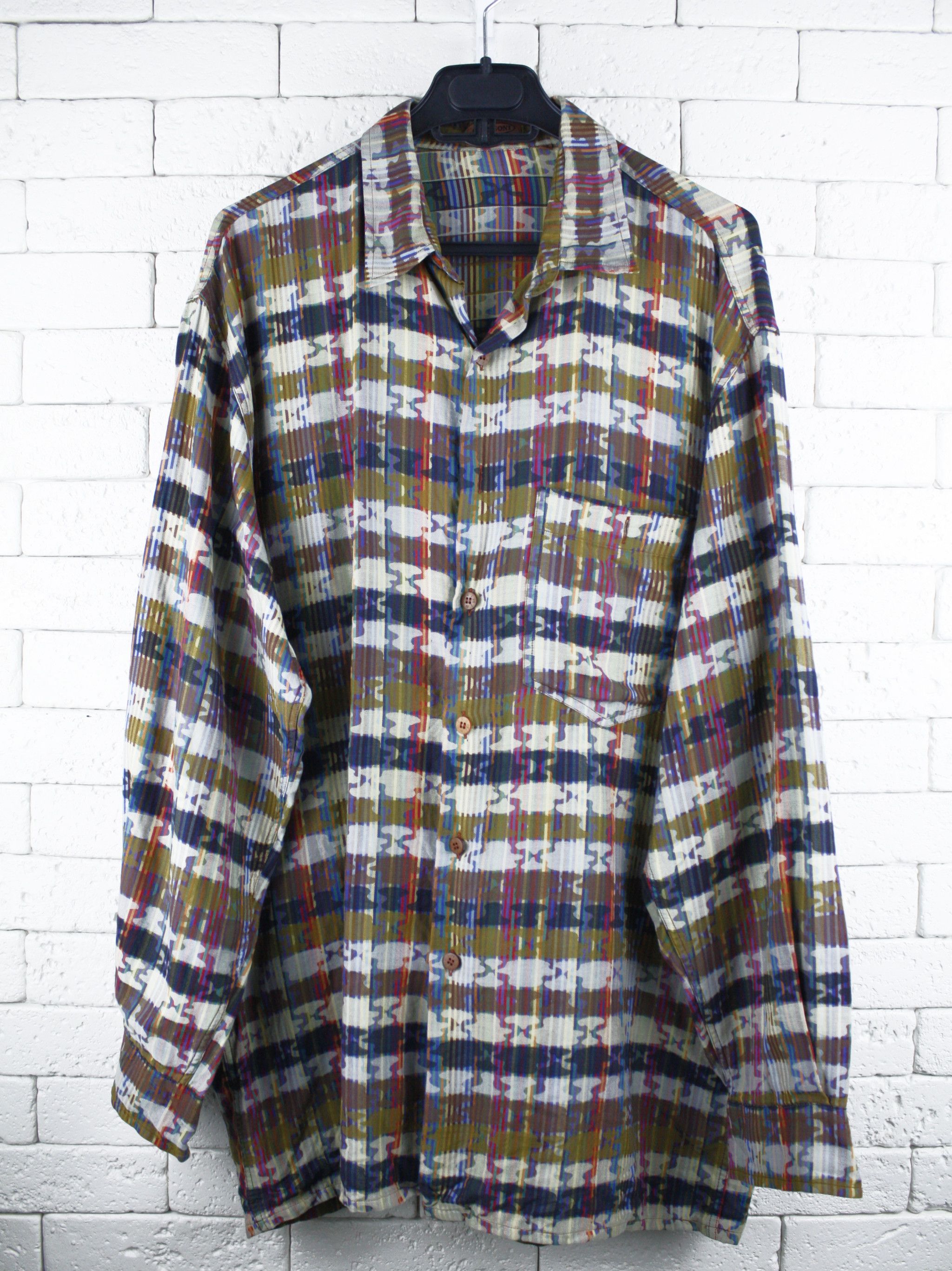 Missoni Missoni Vintage Patterned Button-Up Shirt Size US L / EU 52-54 / 3 - 1 Thumbnail