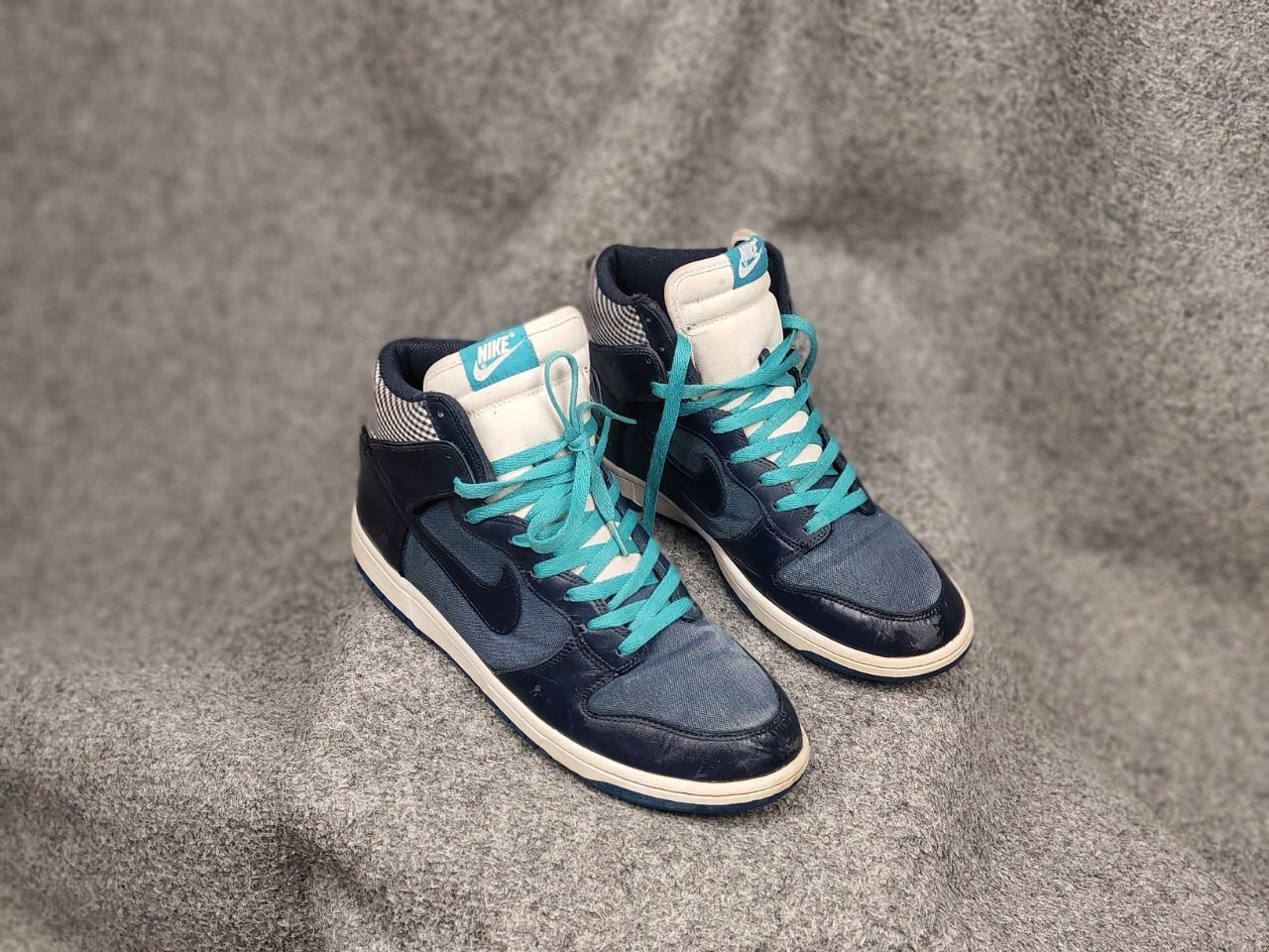 Nike Nike Dunk High Jd Sports combined fabric Vintage Sneakers Size US 11 / EU 44 - 14 Thumbnail