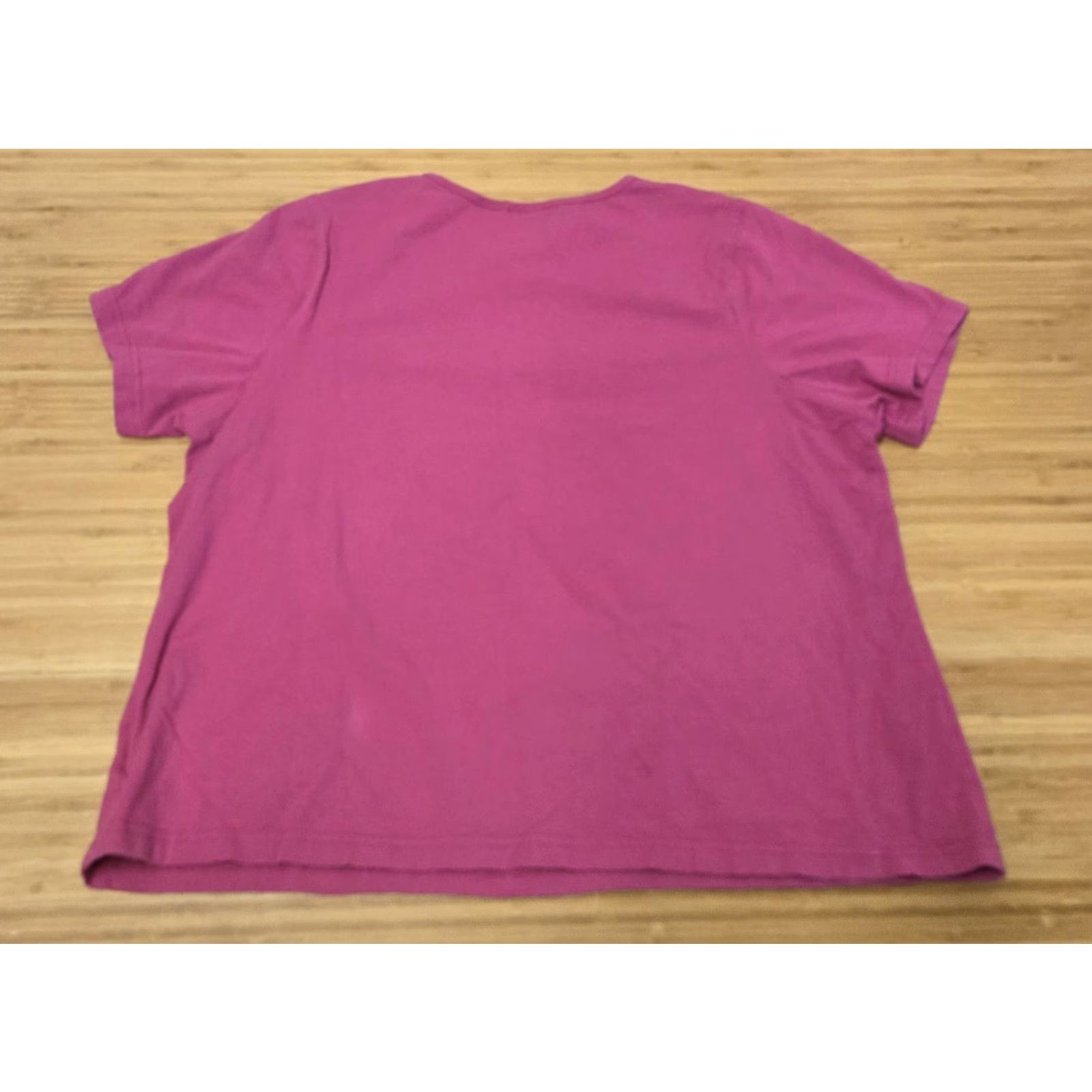 Harley Davidson Harley-Davidson Shirt Womens 1X Pink Motorcycle Graphic Made USA Winged Logo Tee Size XL / US 12-14 / IT 48-50 - 4 Thumbnail