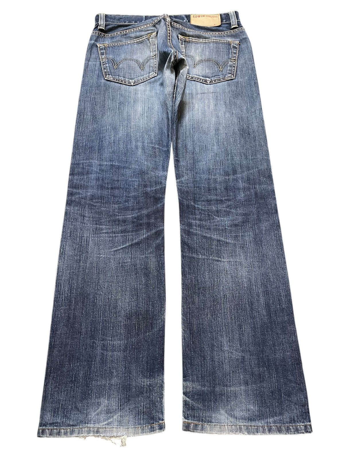 Vintage 90s Edwin Japan 502 Faded Wash Distress Jeans