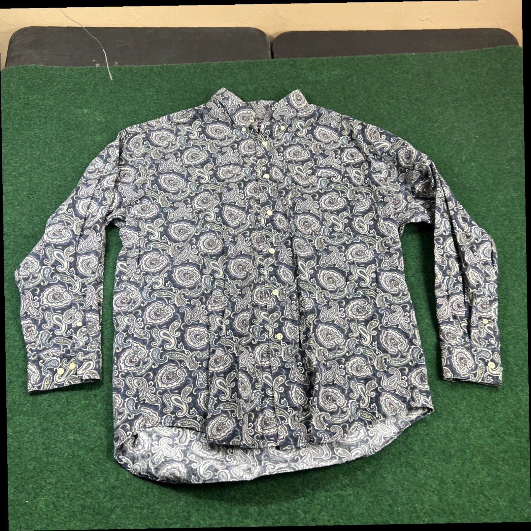 Roundtree & Yorke Roundtree & Yorke Men's Art Abstract Color Shirt Size Large Fast Shipping Size US L / EU 52-54 / 3 - 1 Thumbnail