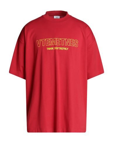 Vetements o1y0924 T-Shirt in Red Size US M / EU 48-50 / 2 - 1 Thumbnail