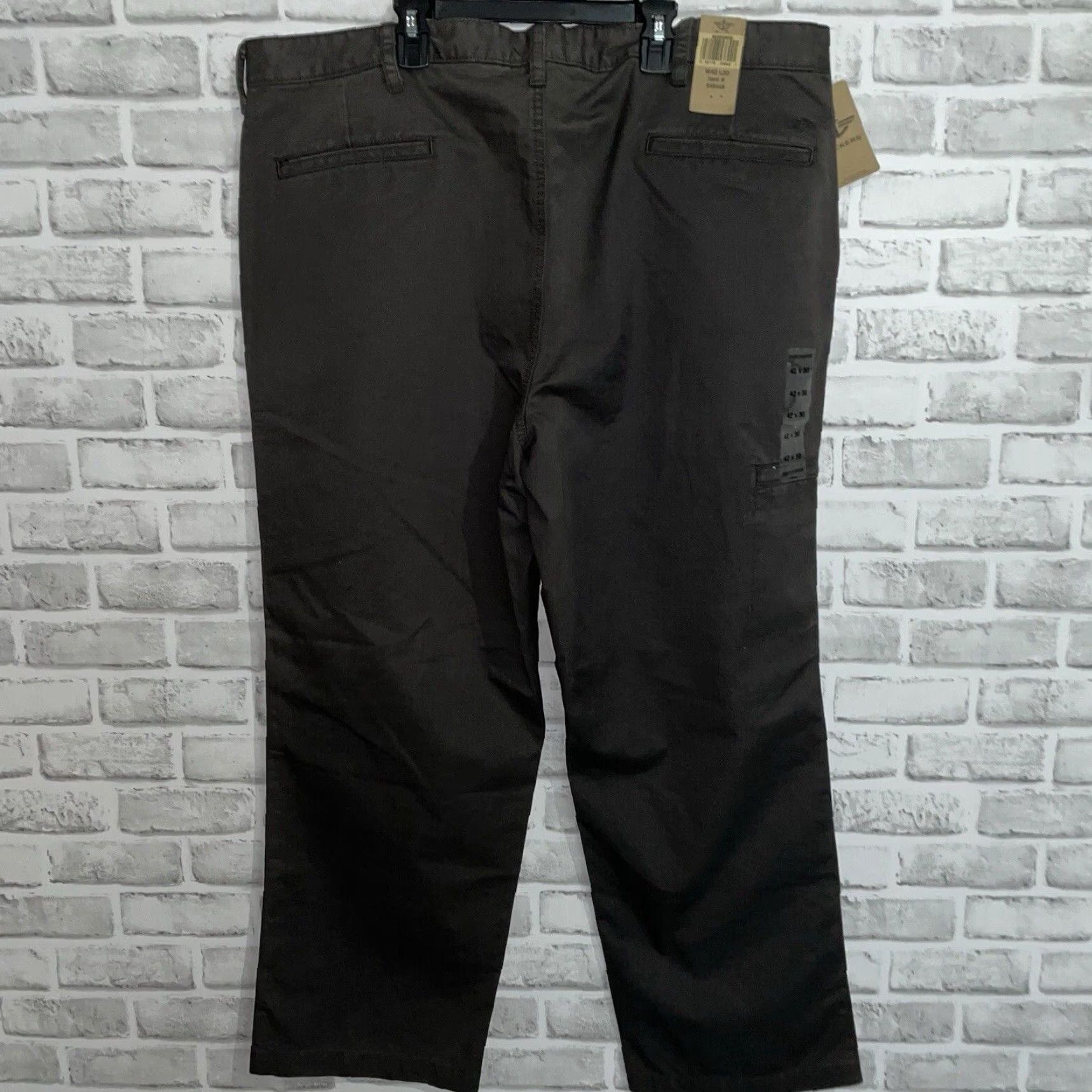 Dockers VINTAGE Dockers Classic Fit Men’s Gray Cotton Chino Pants 42x30 Size US 42 / EU 58 - 5 Thumbnail