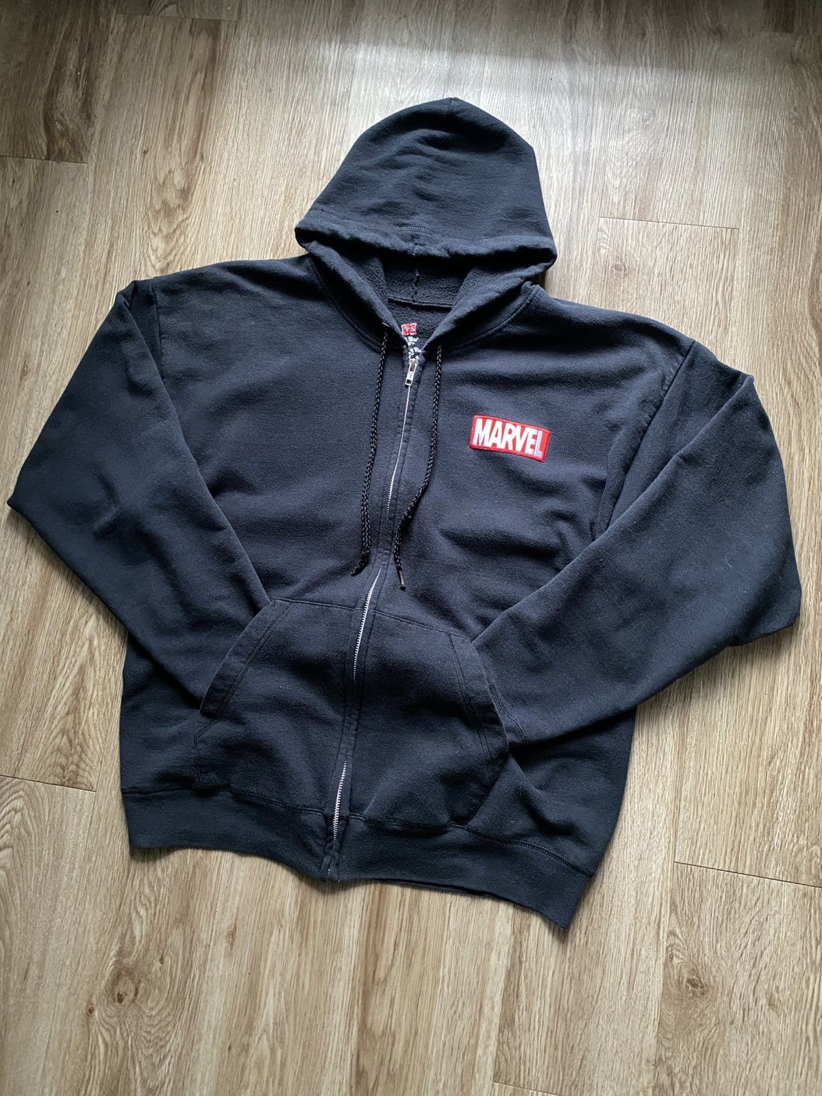 Marvel Comics Y2K Marvel Comics Logo Zip Up Hoodie Size US L / EU 52-54 / 3 - 2 Thumbnail
