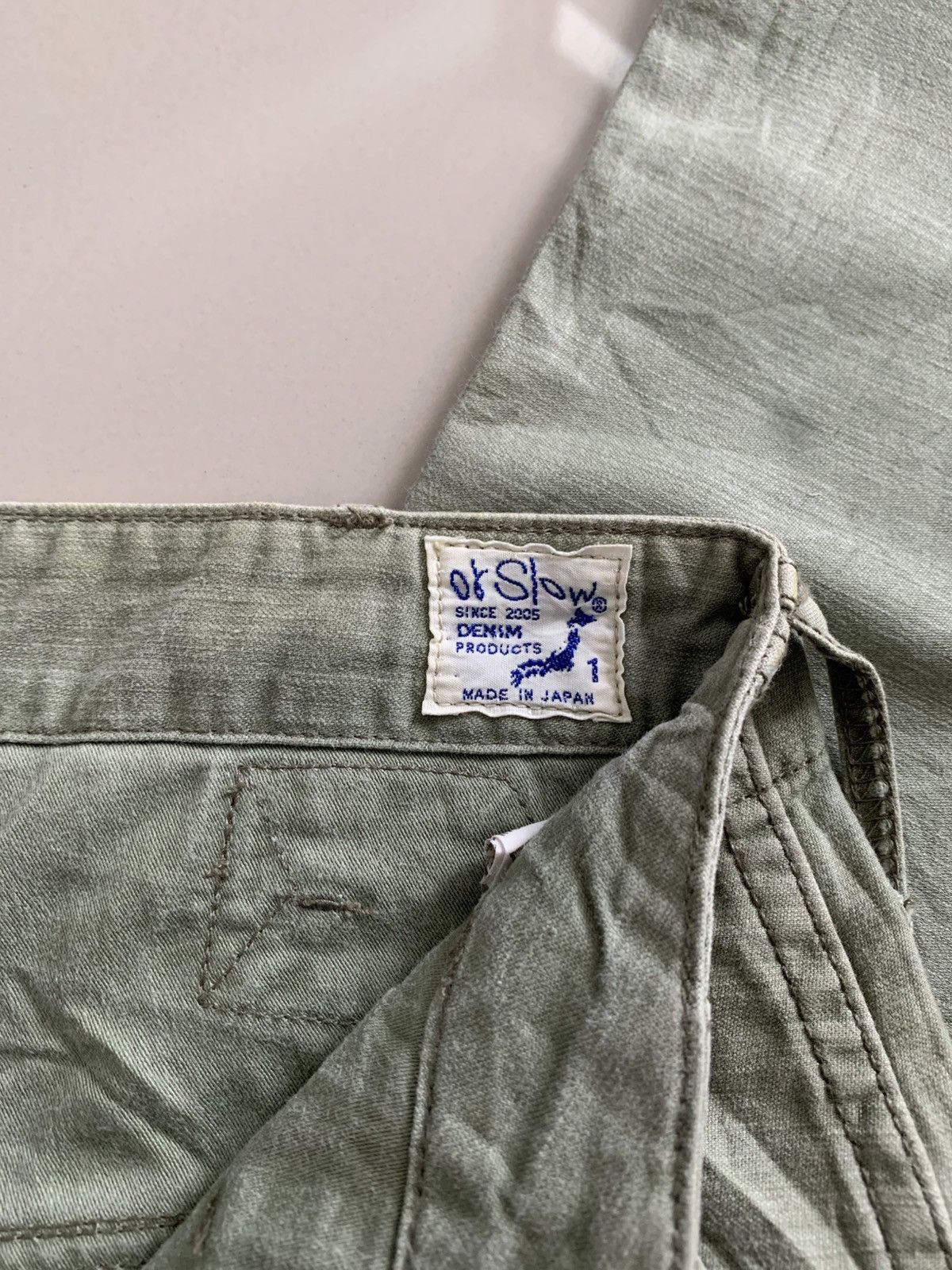 Orslow Offer📦Orslow Military Sateen OG Buckle Back Trousers Size US 30 / EU 46 - 5 Thumbnail
