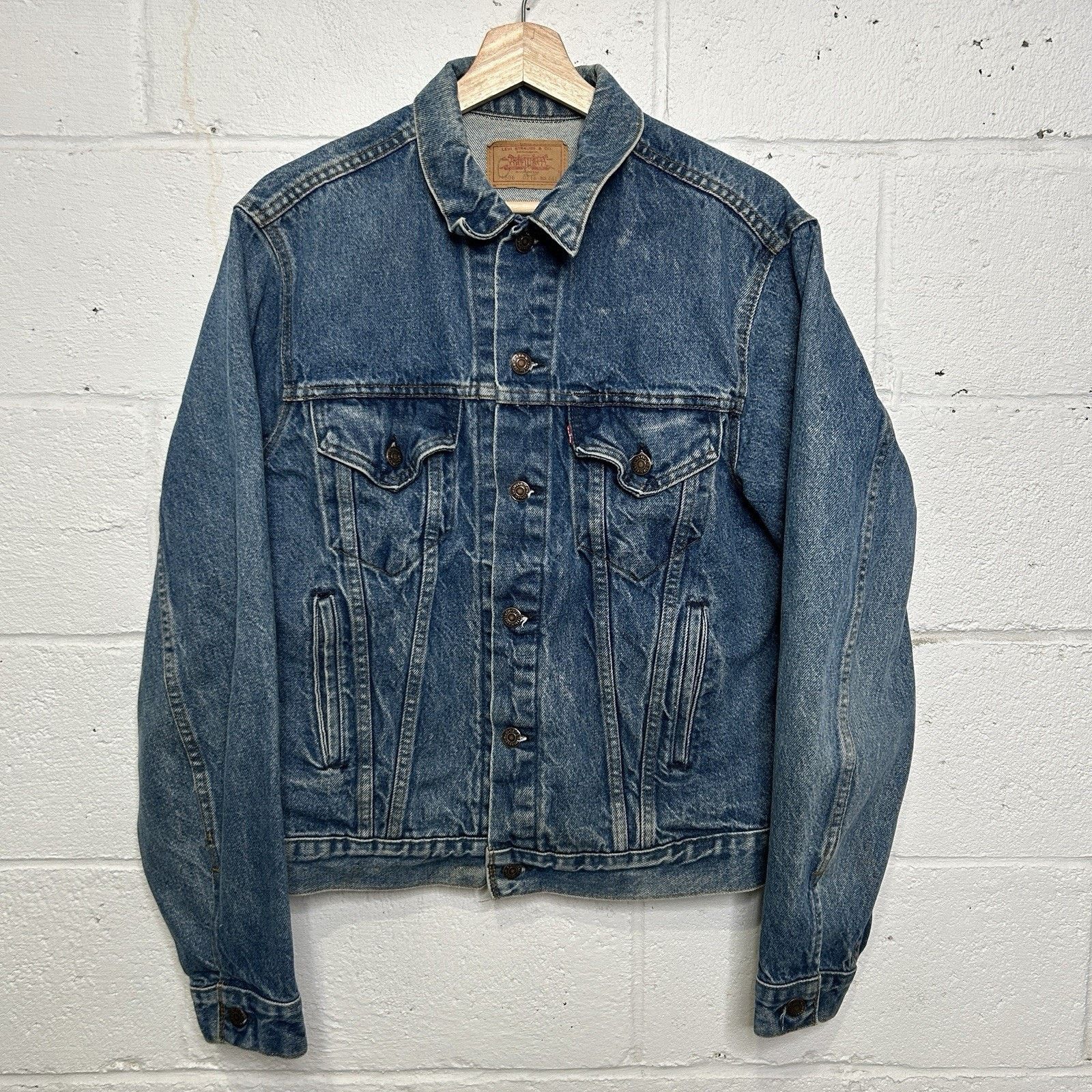 Vintage 80s Levi’s Type 3 Denim Jacket “Stone Wash” 70507