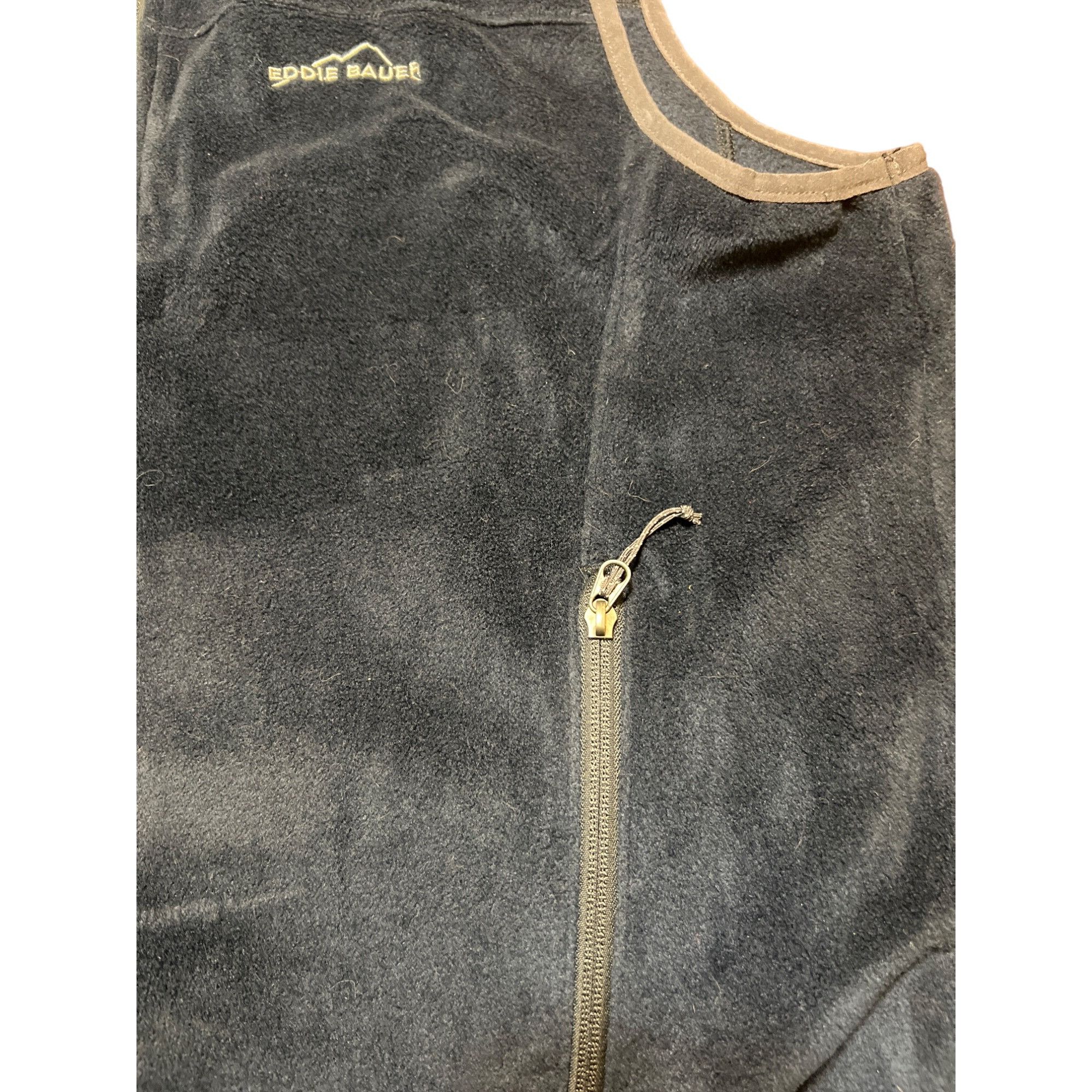 Eddie Bauer Eddie Bauer Mens XL Fleece Vest Full Zip Navy Blue Size US XL / EU 56 / 4 - 2 Thumbnail