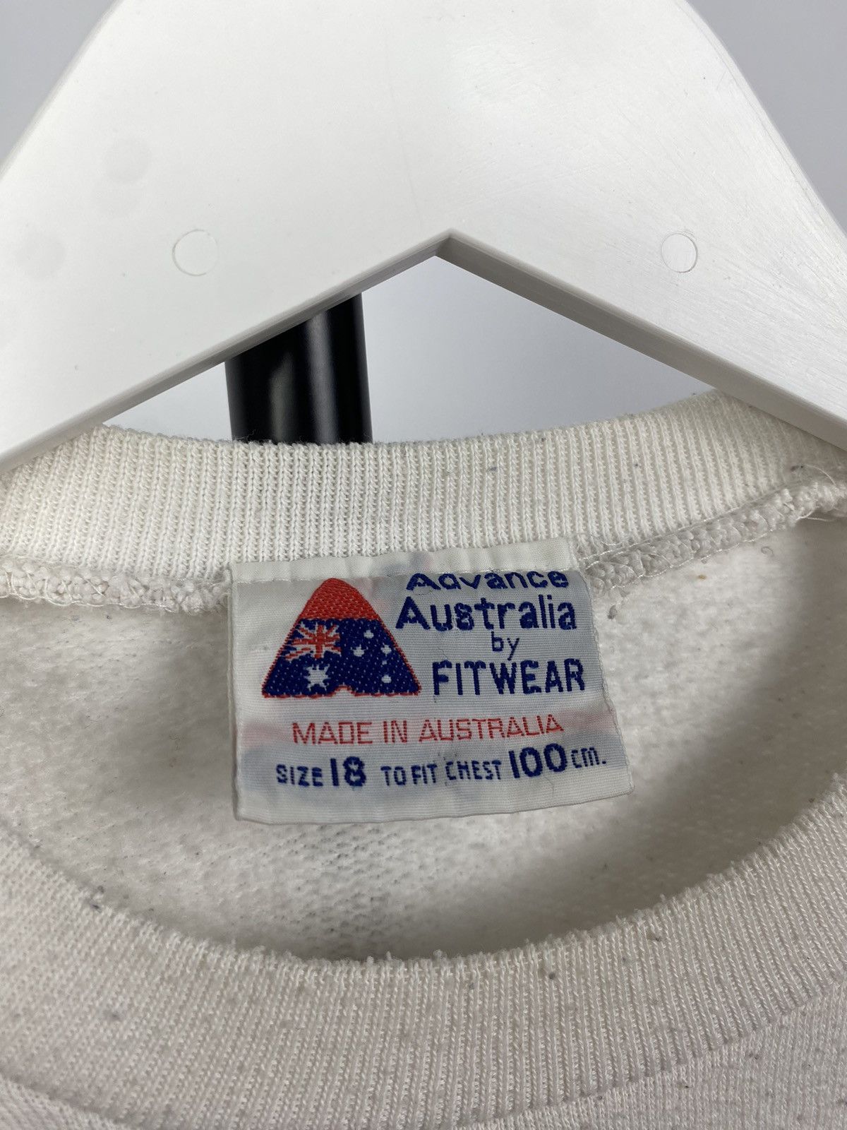 Vintage Vntg 80s AUSTRALIA Flag Crewneck Sweatshirts Pullover Jumper Size US S / EU 44-46 / 1 - 5 Thumbnail