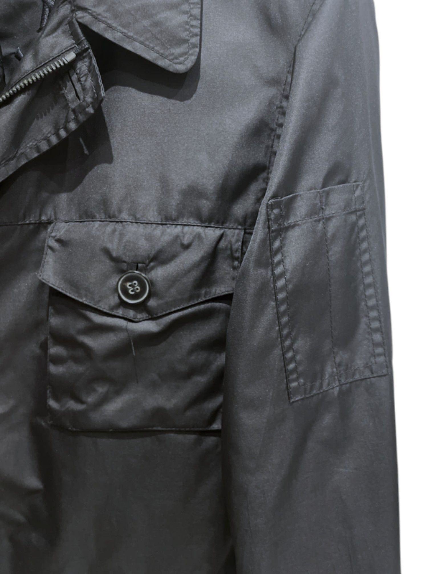 Yves Saint Laurent Yves Saint Laurent Rive Gauche Black Field Jacket, early 00s Size US L / EU 52-54 / 3 - 7 Thumbnail