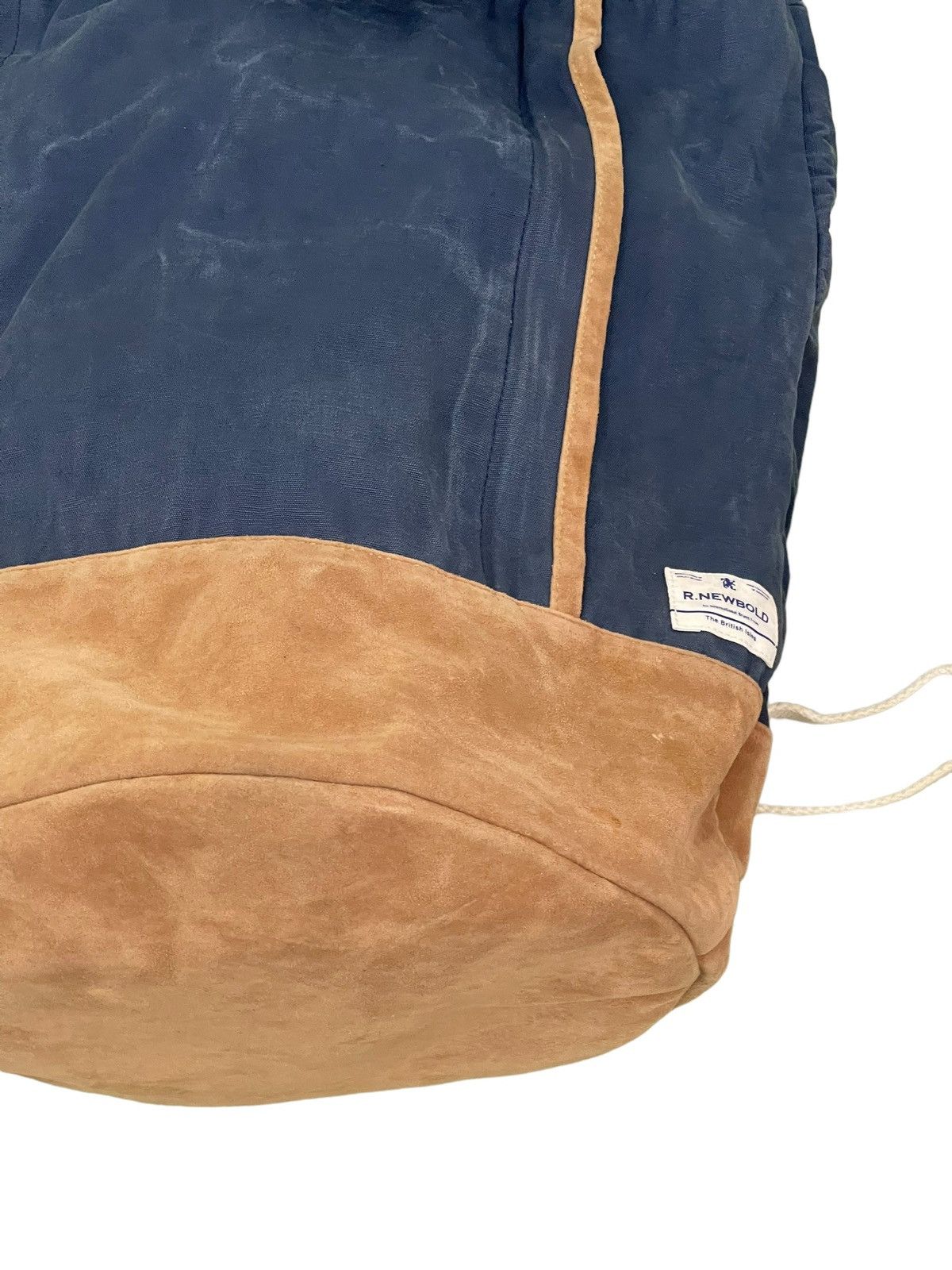 Japanese Brand Backpack R. Newbold Cotton Canvas Leather Bag 1🟩 Size ONE SIZE - 6 Thumbnail