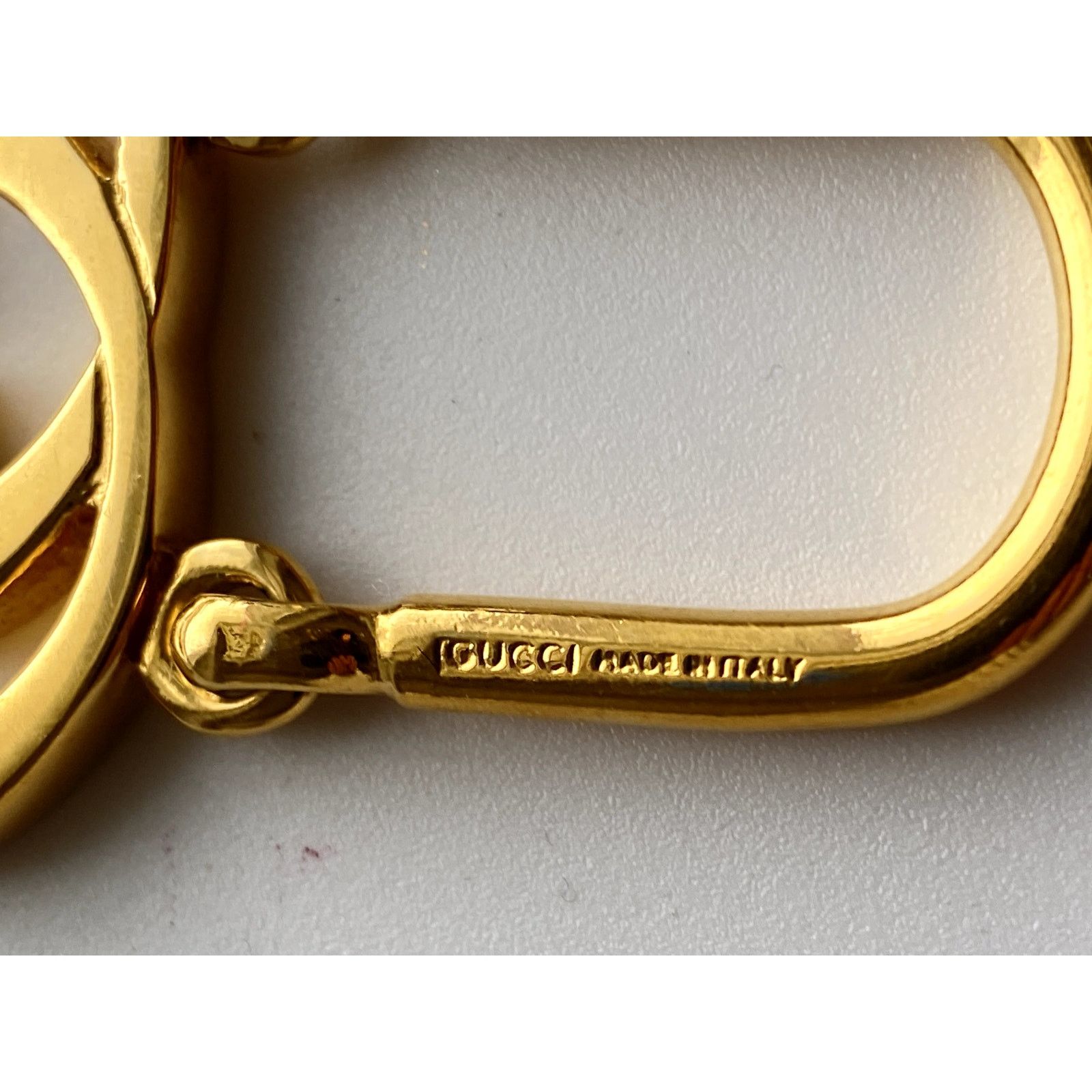 Gucci Authentic Gucci GG Gold Tone Key Key Ring Size ONE SIZE - 5 Thumbnail
