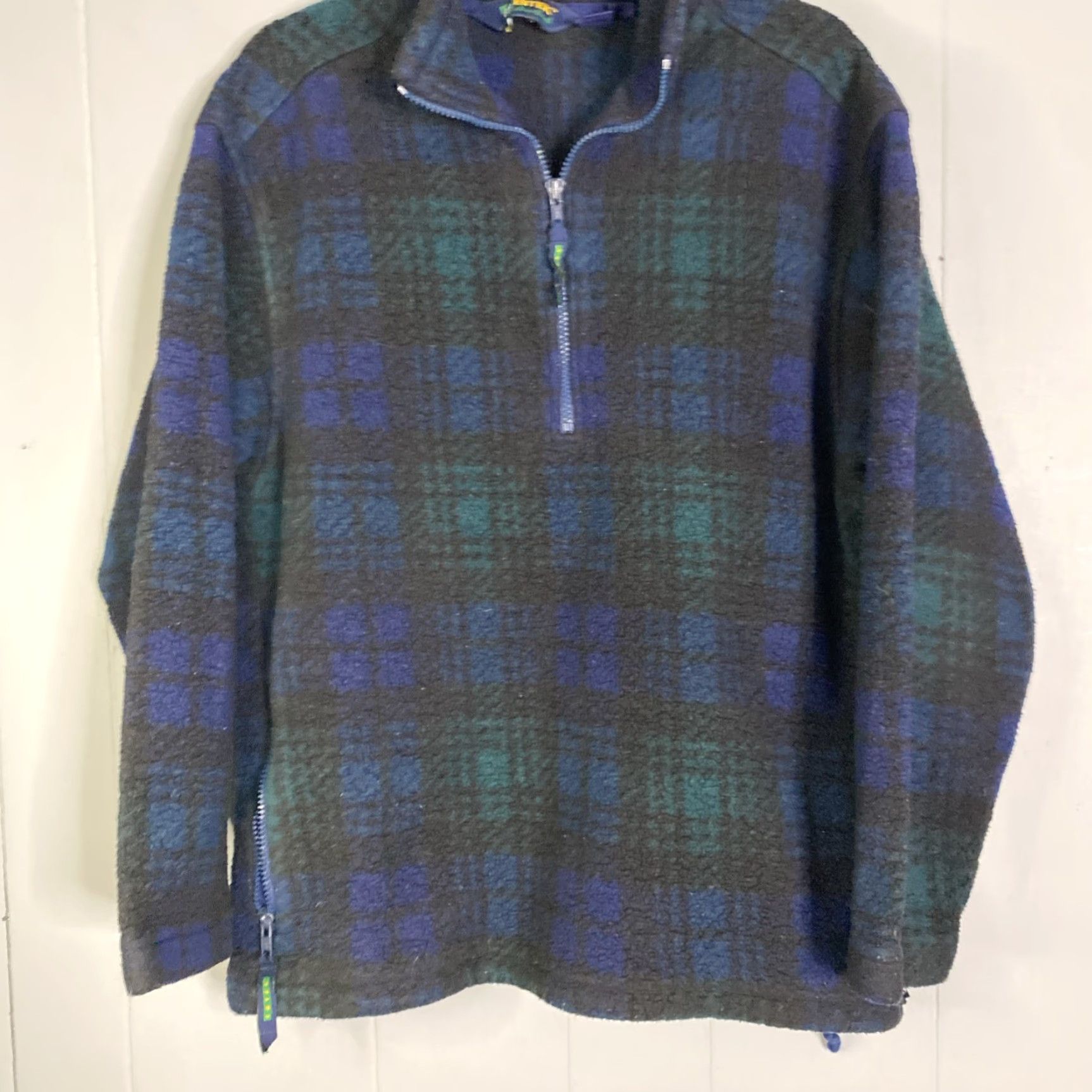 Eddie Bauer VTG Eddie Bauer EBTek Men M High Pile Fleece 1/2 Zip Pullover Jacket Multicolor Windbreaker USA 21X27 M Size US M / EU 48-50 / 2 - 7 Thumbnail
