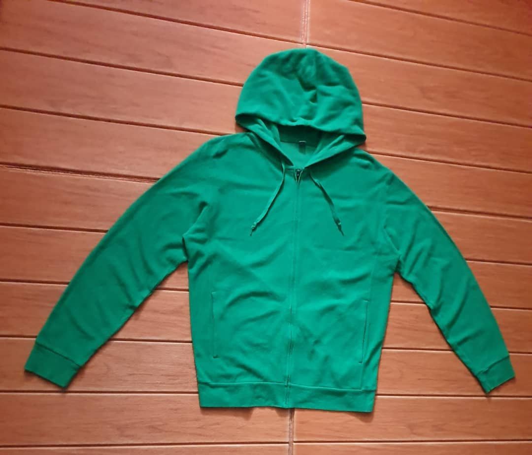 Japanese Brand Uniqlo green colour green hoodie sweater Size L / US 10 / IT 46 - 4 Thumbnail
