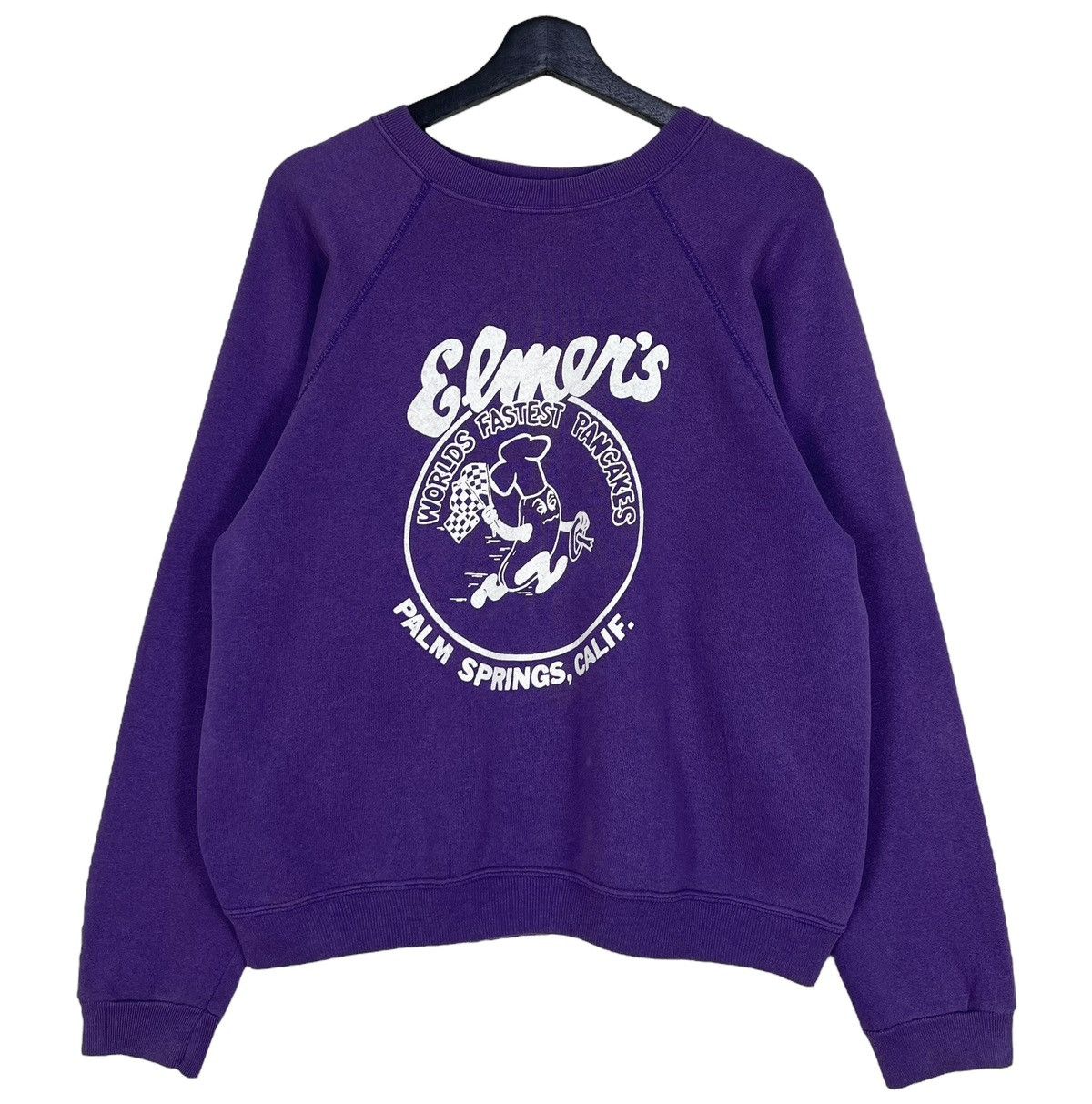 Vintage 80s Vintage Elmer’s Pancakes Restaurent Sweatshirt Size US M / EU 48-50 / 2 - 1 Thumbnail