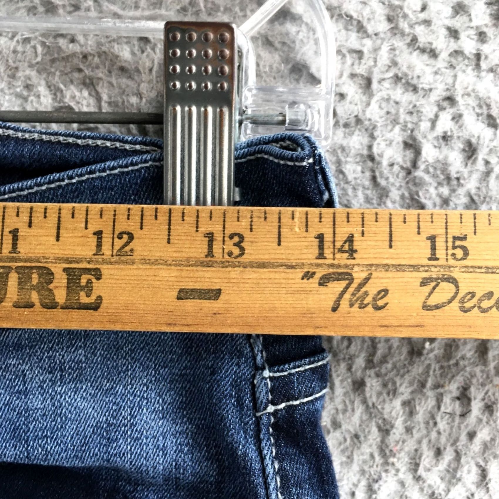 Vintage KanCan Jeans Womens 27 Blue Zip Fly Skinny Leg Slim Fit Denim 5-Pocket Stretch Jeans Slim Womens Blue 27 KanCan Size 27" / US 4 / IT 40 - 6 Thumbnail