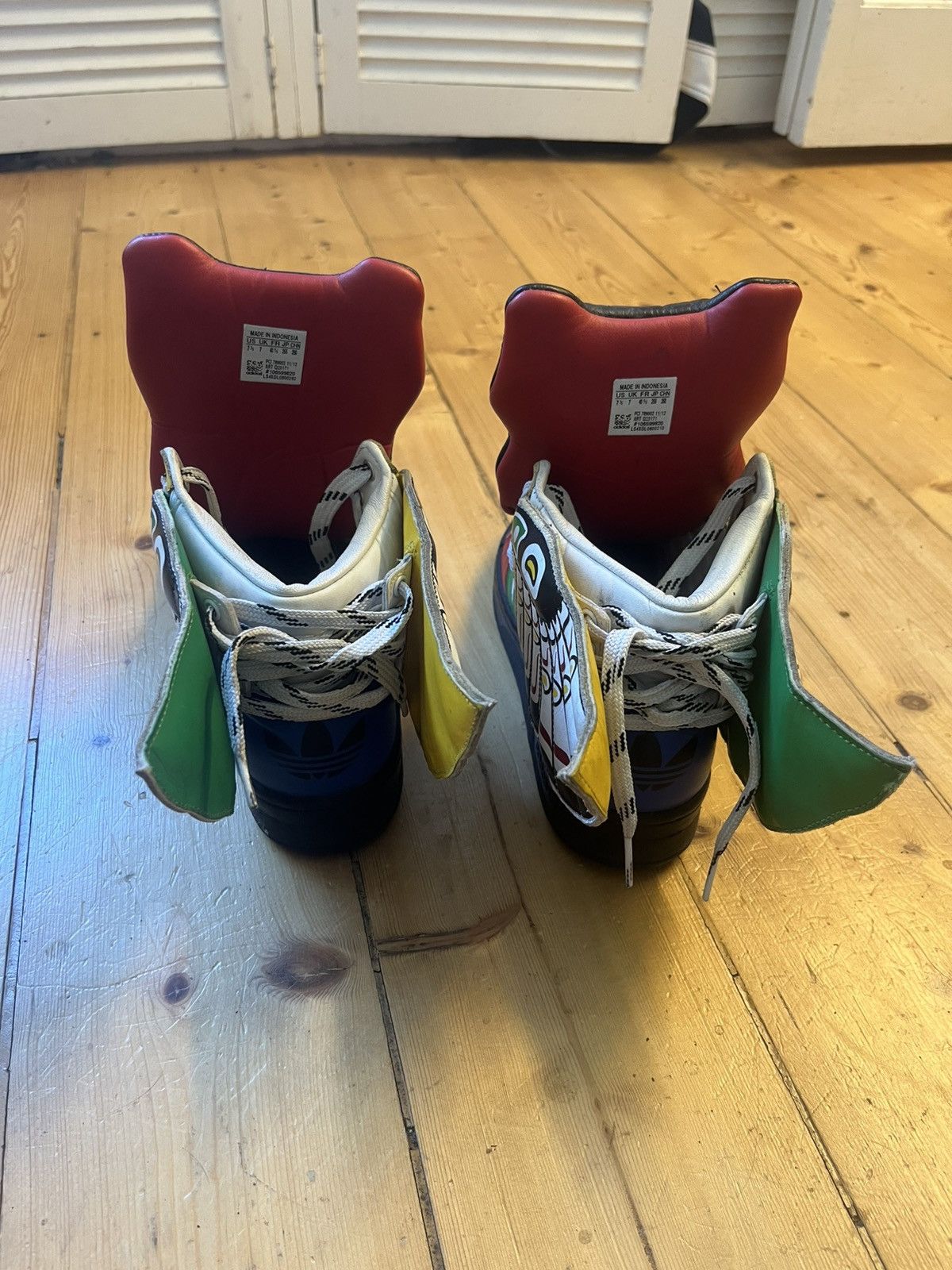 Adidas × Jeremy Scott Jeremy Scott Eagle Wings ‘Totem’ Size US 7.5 / EU 40-41 - 3 Thumbnail