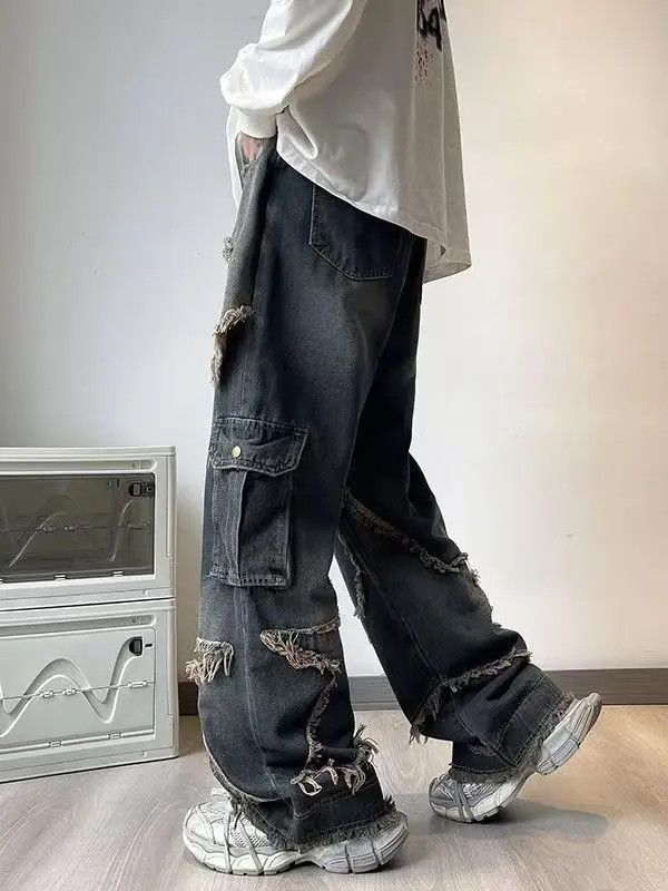 Designer × Japanese Brand Vintage Streetwear Hip Hop Loose Casual Pants Size US 32 / EU 48 - 3 Thumbnail