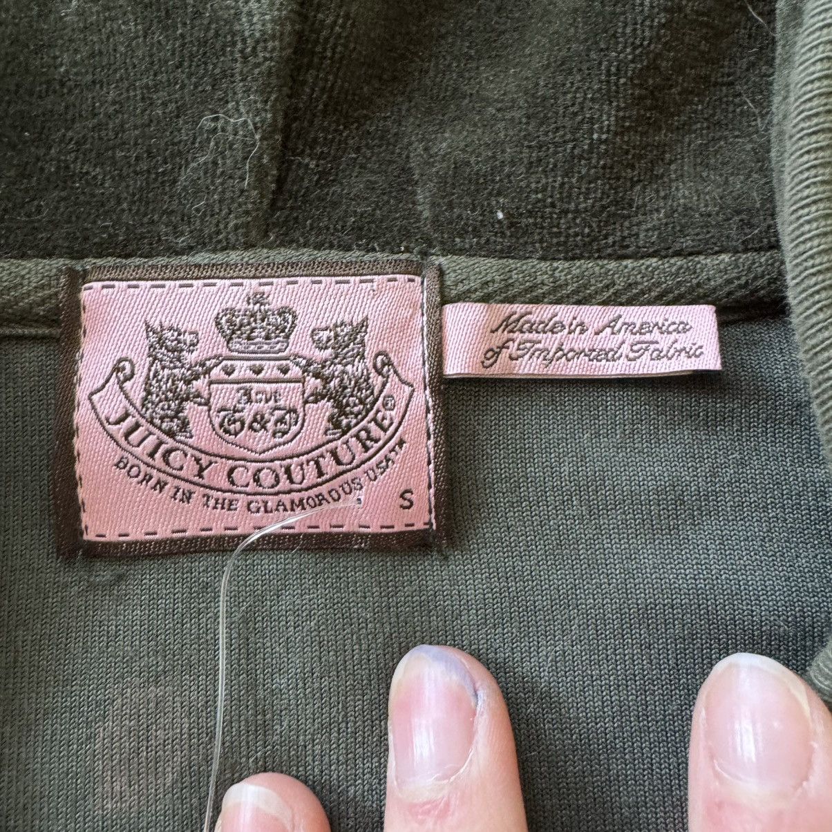 Juicy Couture Y2K Juicy Couture Velour “Maiden Voyage” Zip Up Hoodie Size S / US 4 / IT 40 - 8 Thumbnail