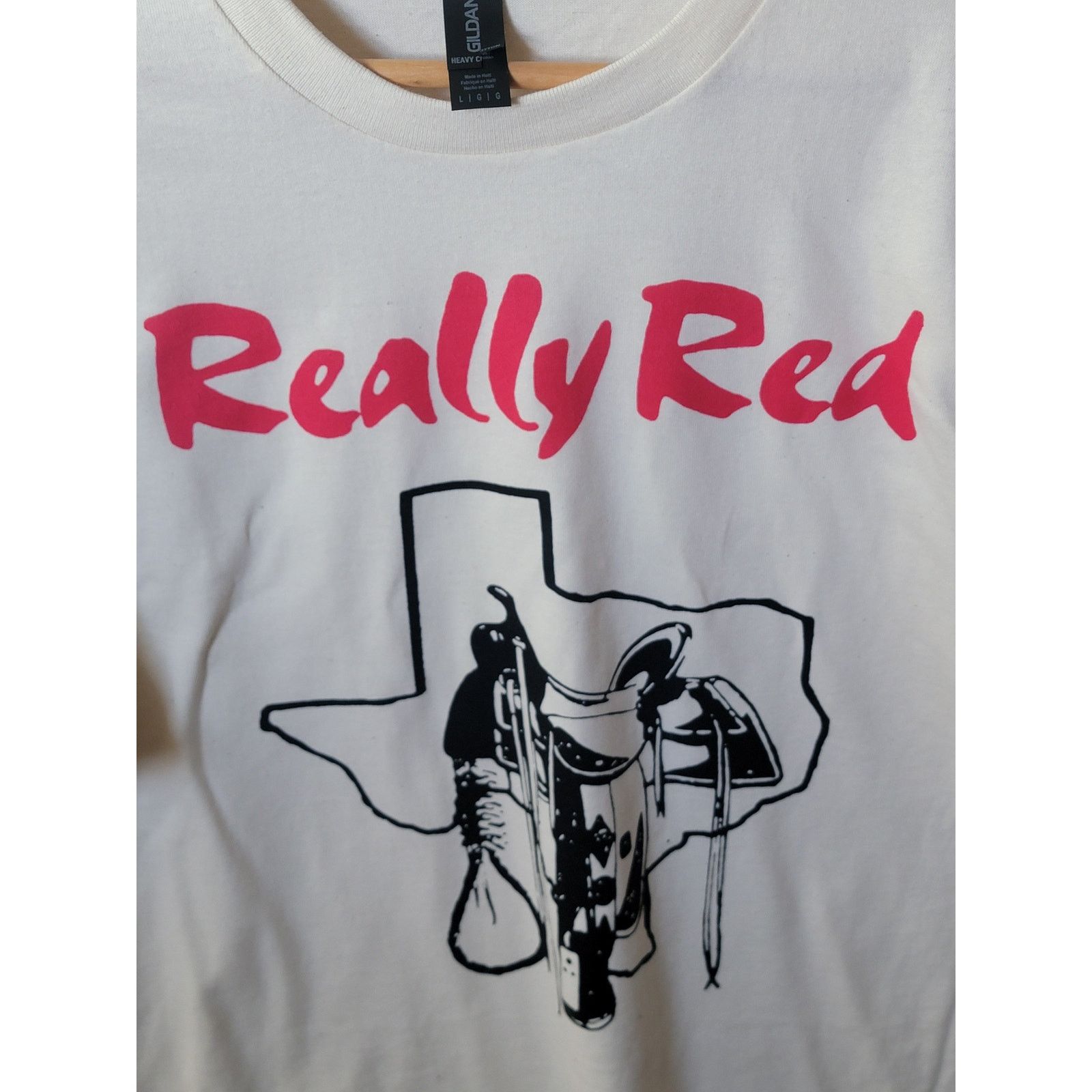 Other Really Red t shirt texas punk hardcore size large white Size US L / EU 52-54 / 3 - 2 Thumbnail