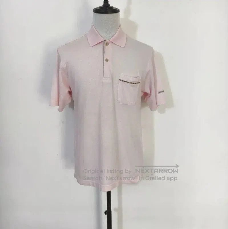 Burberry Burberry Men’s Summer Pink Cotton Polo. Size US M / EU 48-50 / 2 - 1 Thumbnail